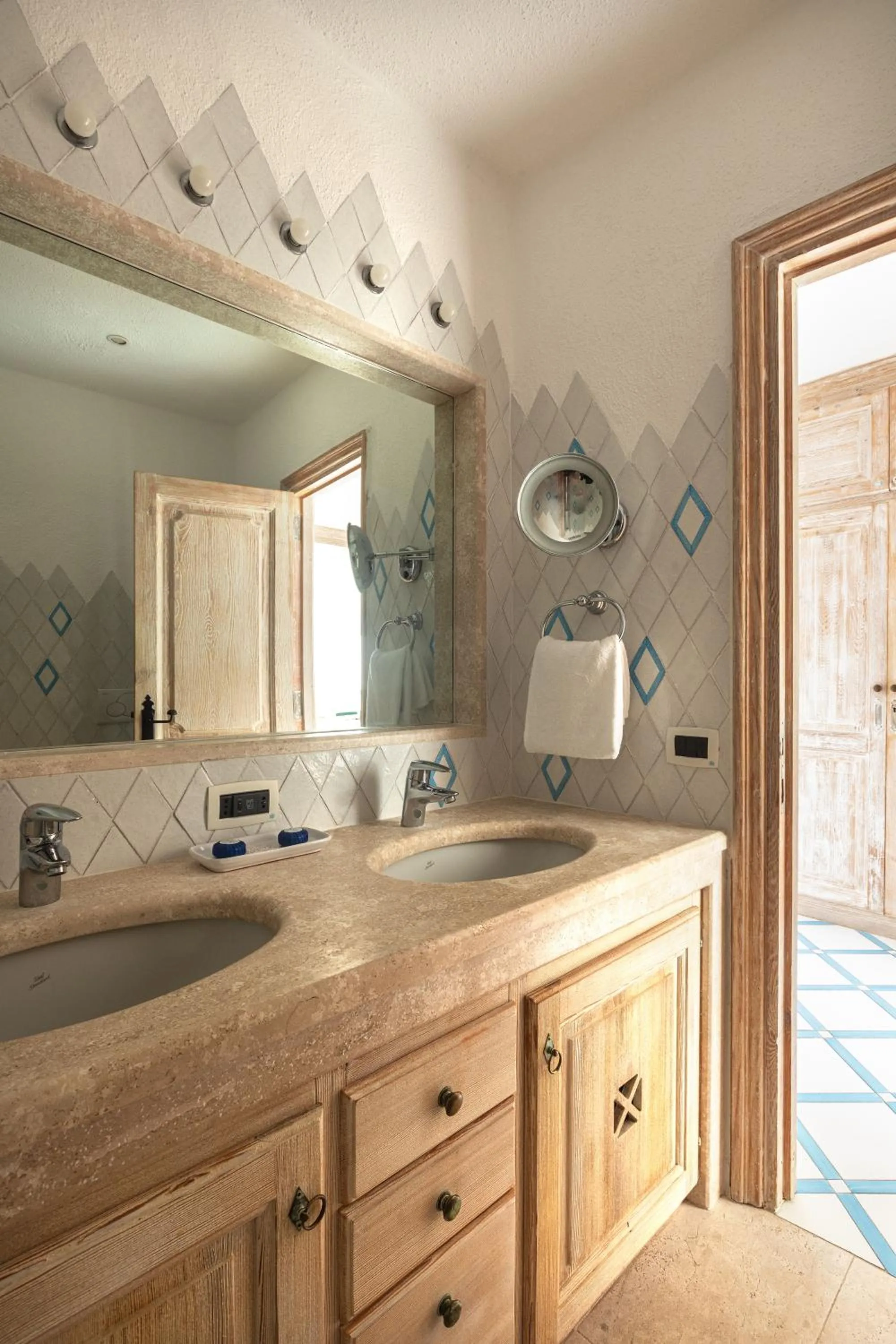 Bathroom in Romazzino, A Belmond Hotel, Costa Smeralda