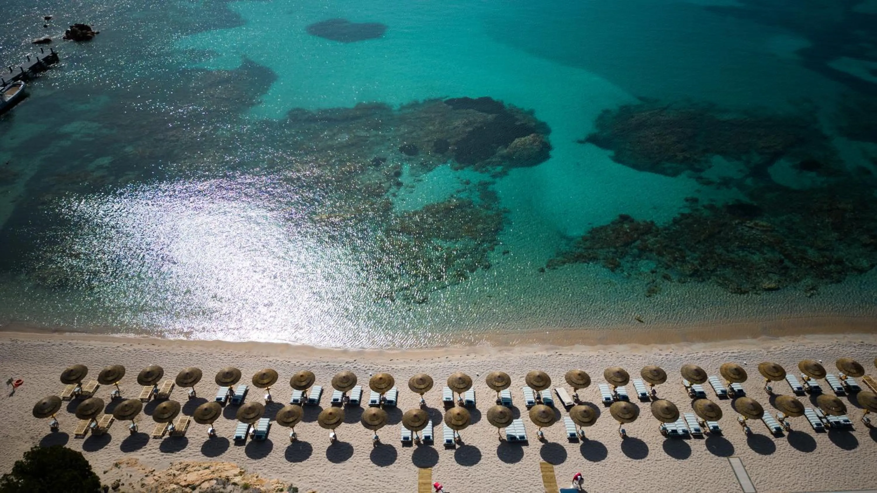 Beach in Romazzino, A Belmond Hotel, Costa Smeralda