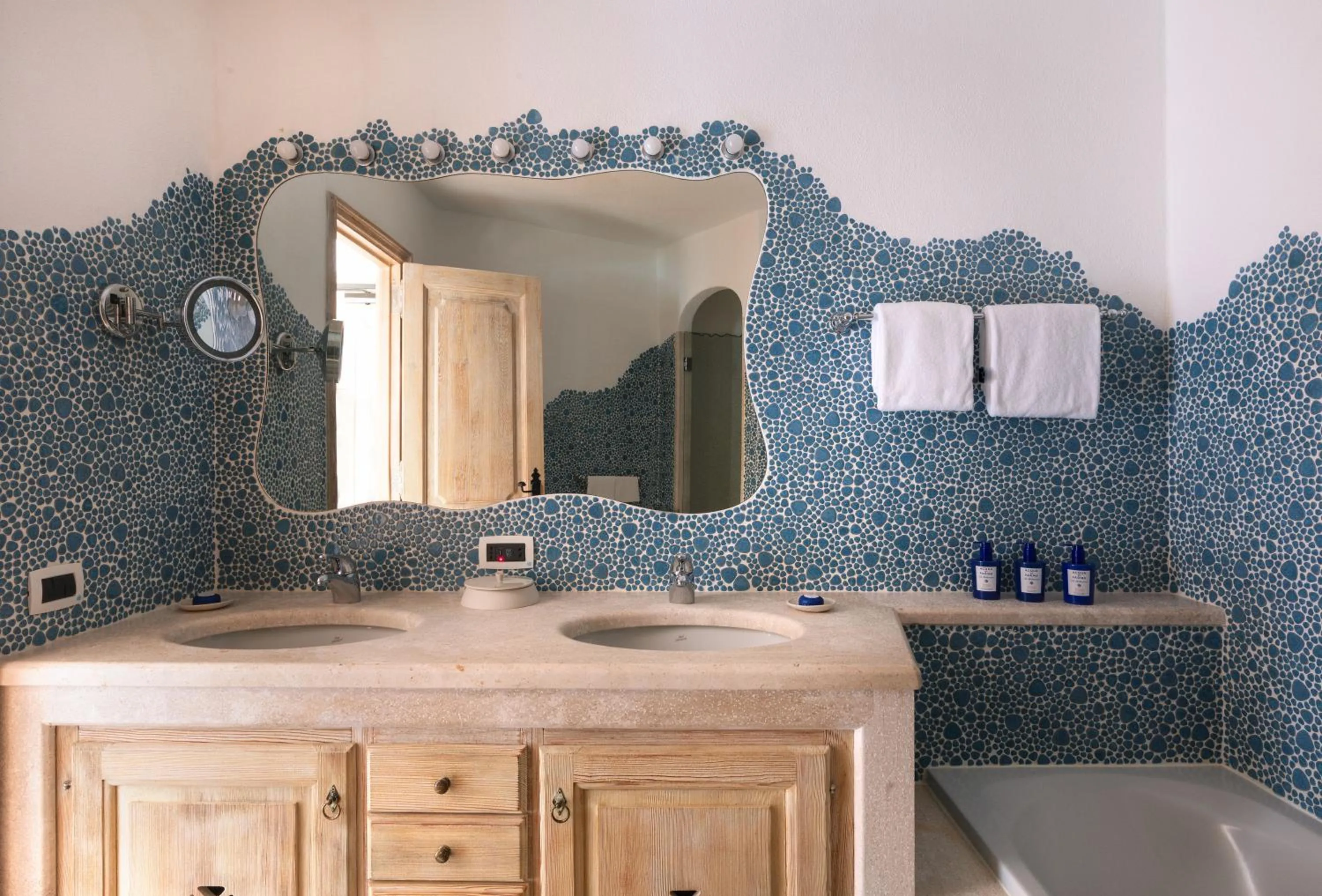 Bathroom in Romazzino, A Belmond Hotel, Costa Smeralda