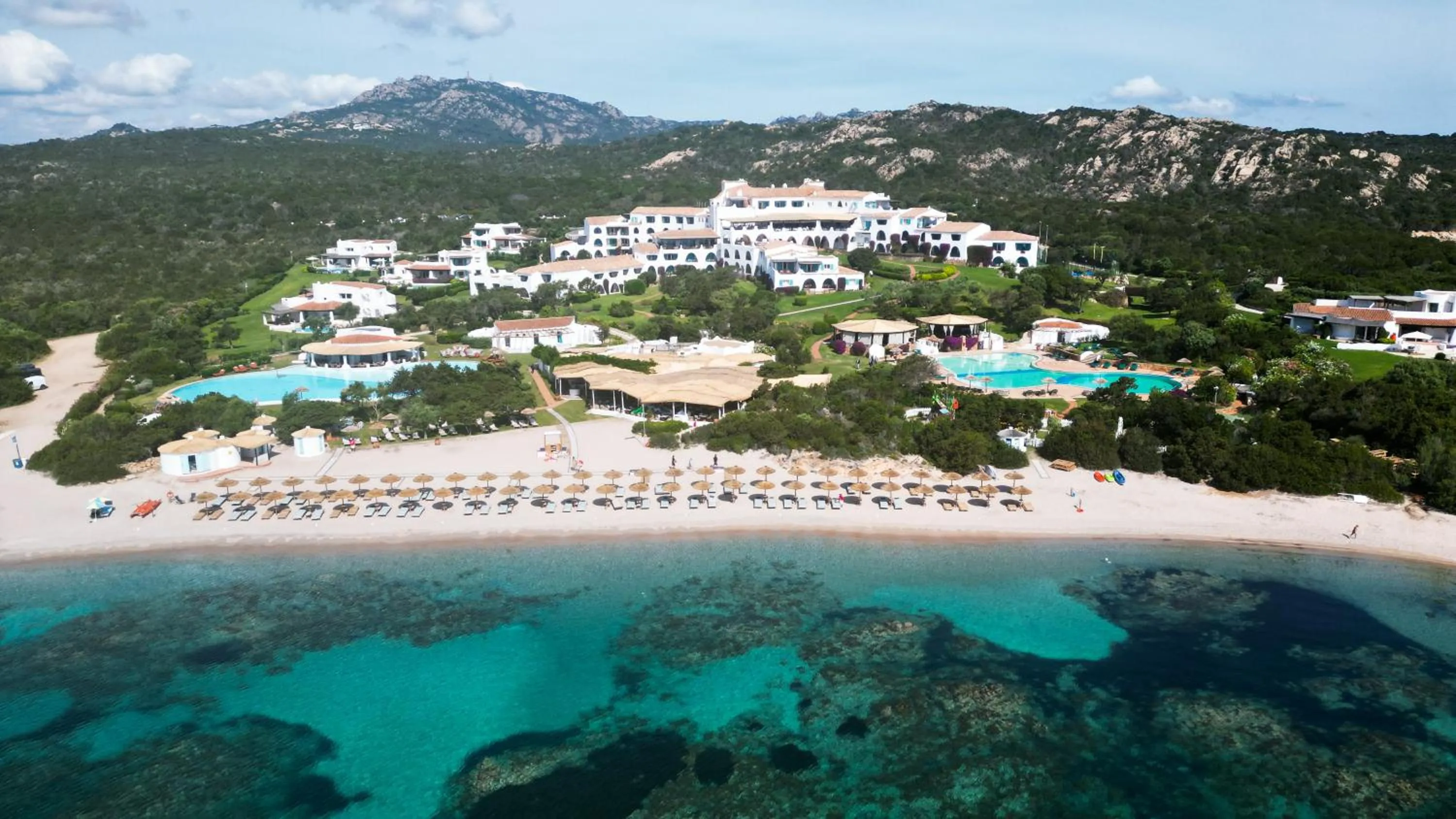 Bird's eye view in Romazzino, A Belmond Hotel, Costa Smeralda
