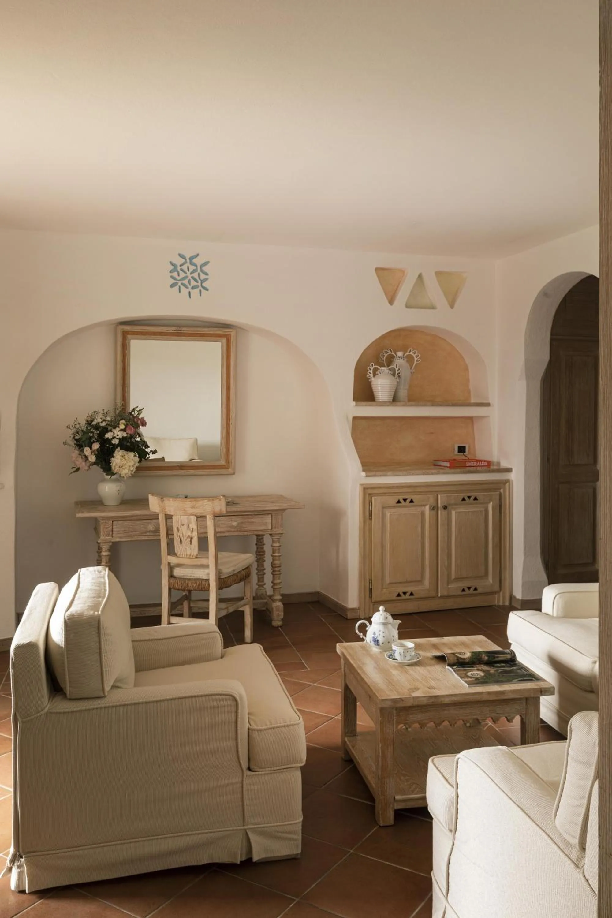 Living room in Romazzino, A Belmond Hotel, Costa Smeralda