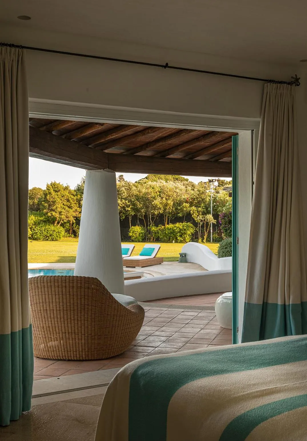 Pool view in Romazzino, A Belmond Hotel, Costa Smeralda