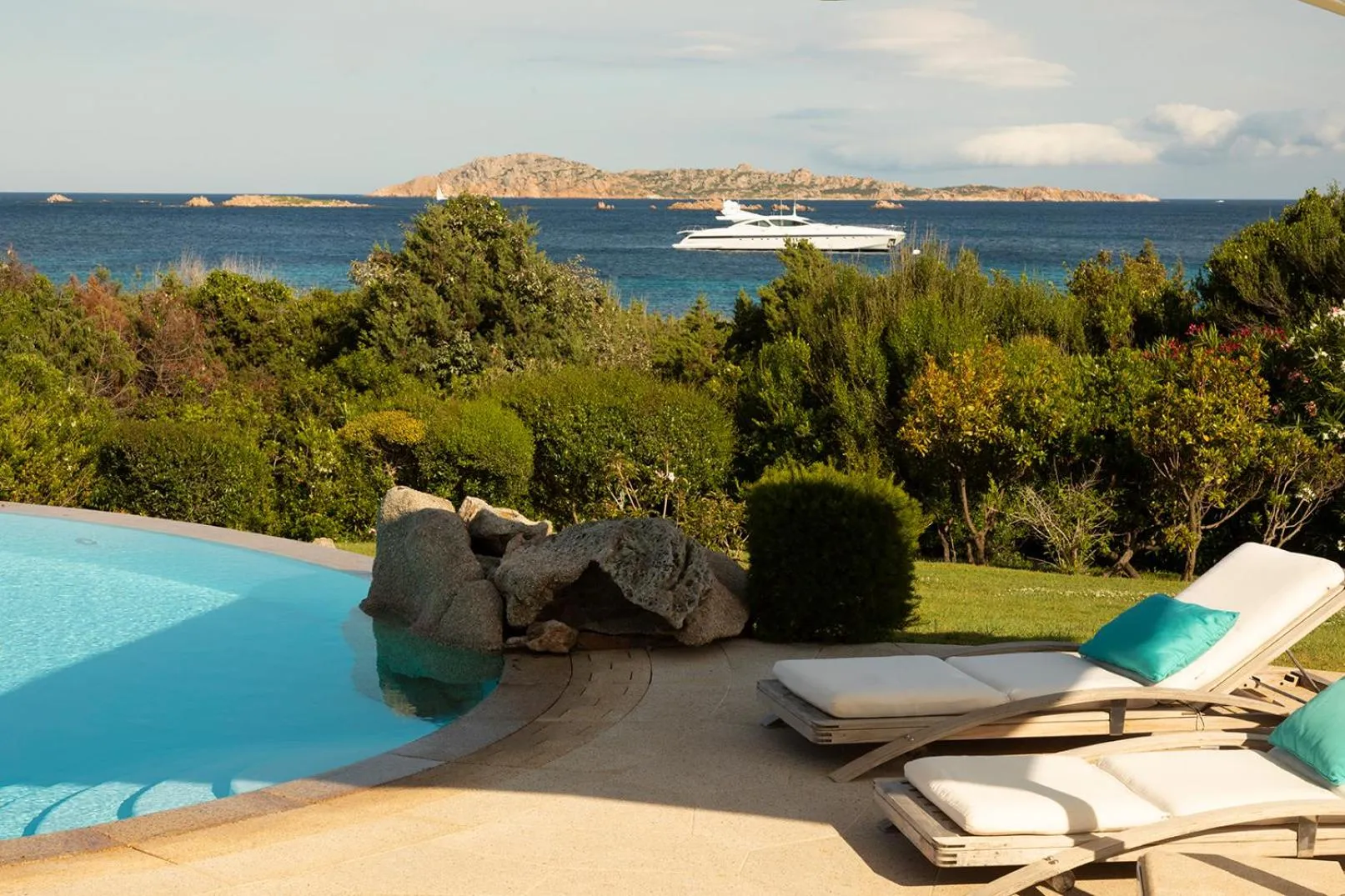 Swimming pool in Romazzino, A Belmond Hotel, Costa Smeralda