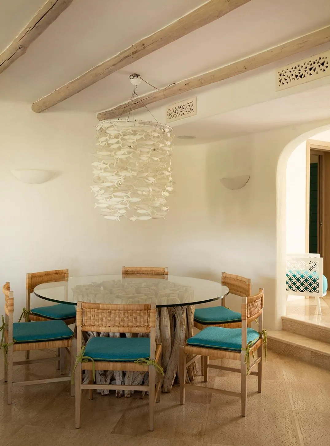 Dining area in Romazzino, A Belmond Hotel, Costa Smeralda
