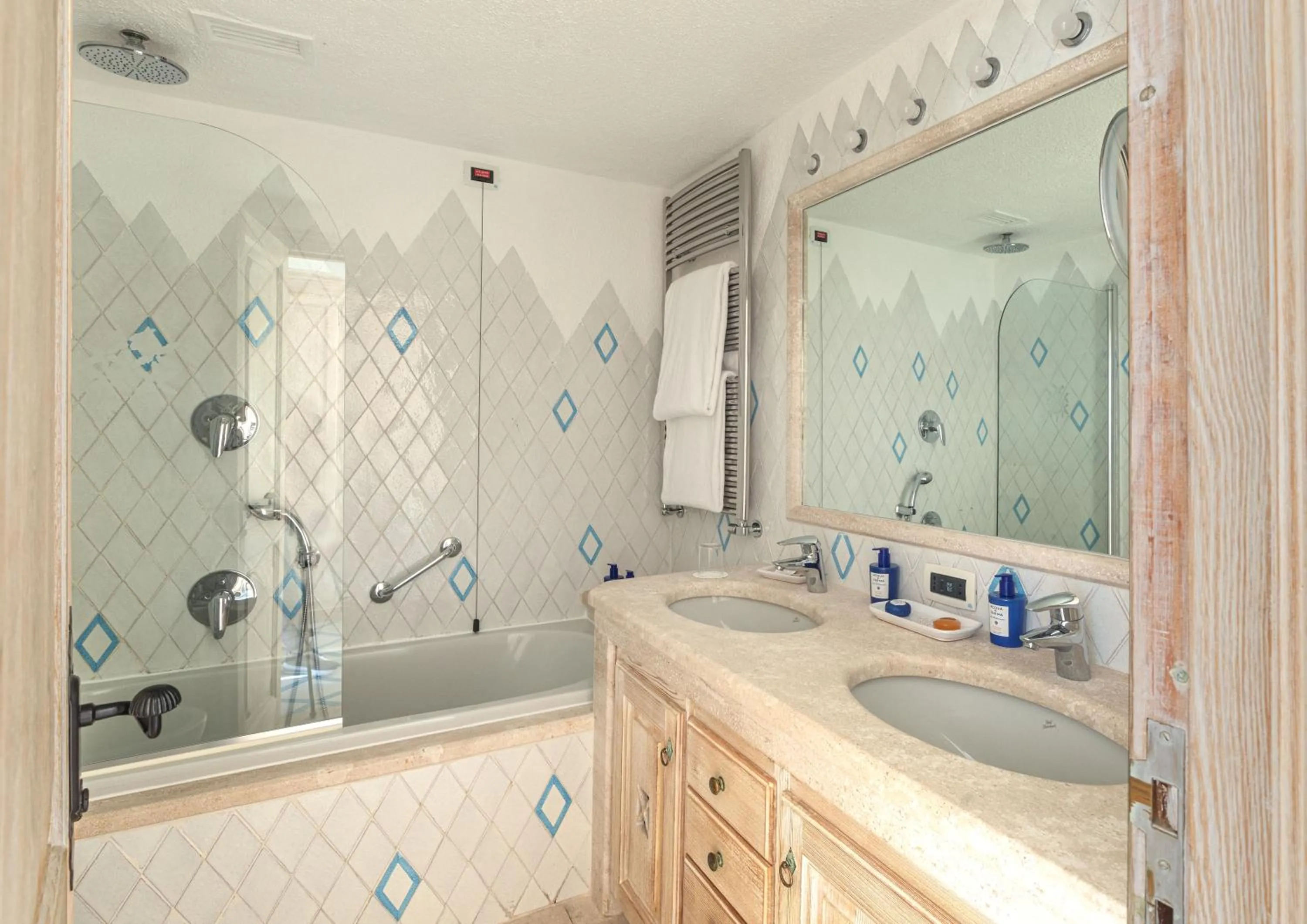 Bathroom in Romazzino, A Belmond Hotel, Costa Smeralda