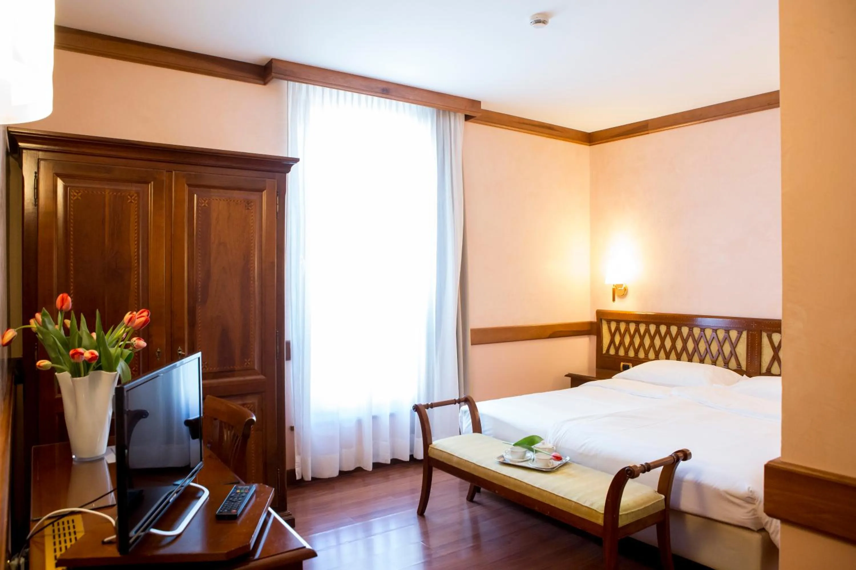 Bed in Hotel Villa Venezia