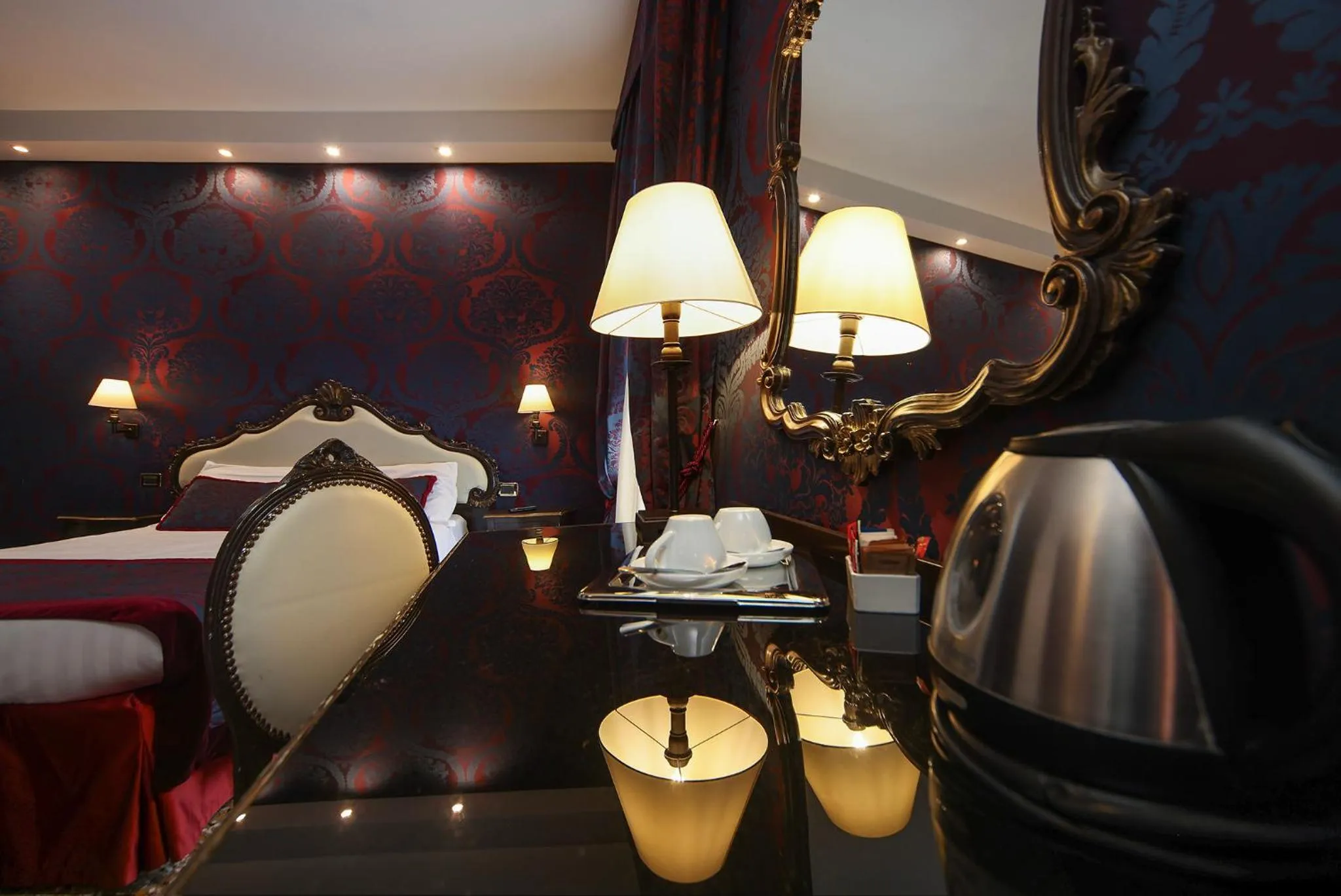 Decorative detail, Bed in Locanda Antica Venezia