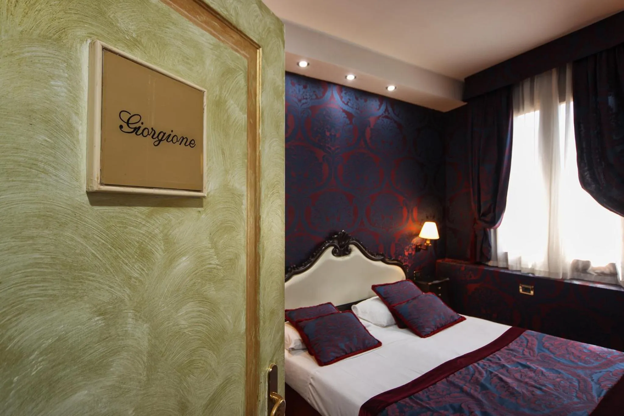 Decorative detail, Bed in Locanda Antica Venezia