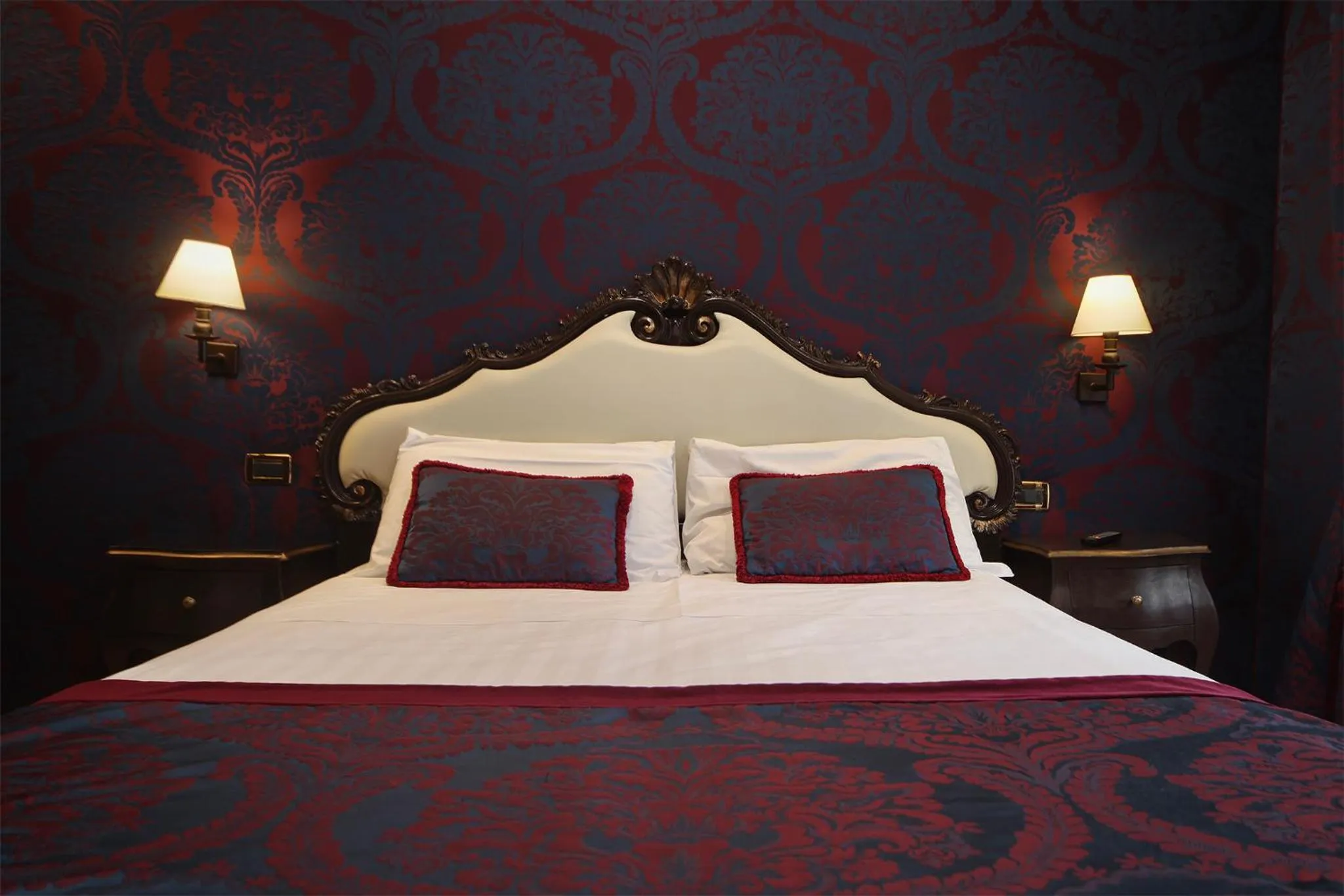 Decorative detail, Bed in Locanda Antica Venezia