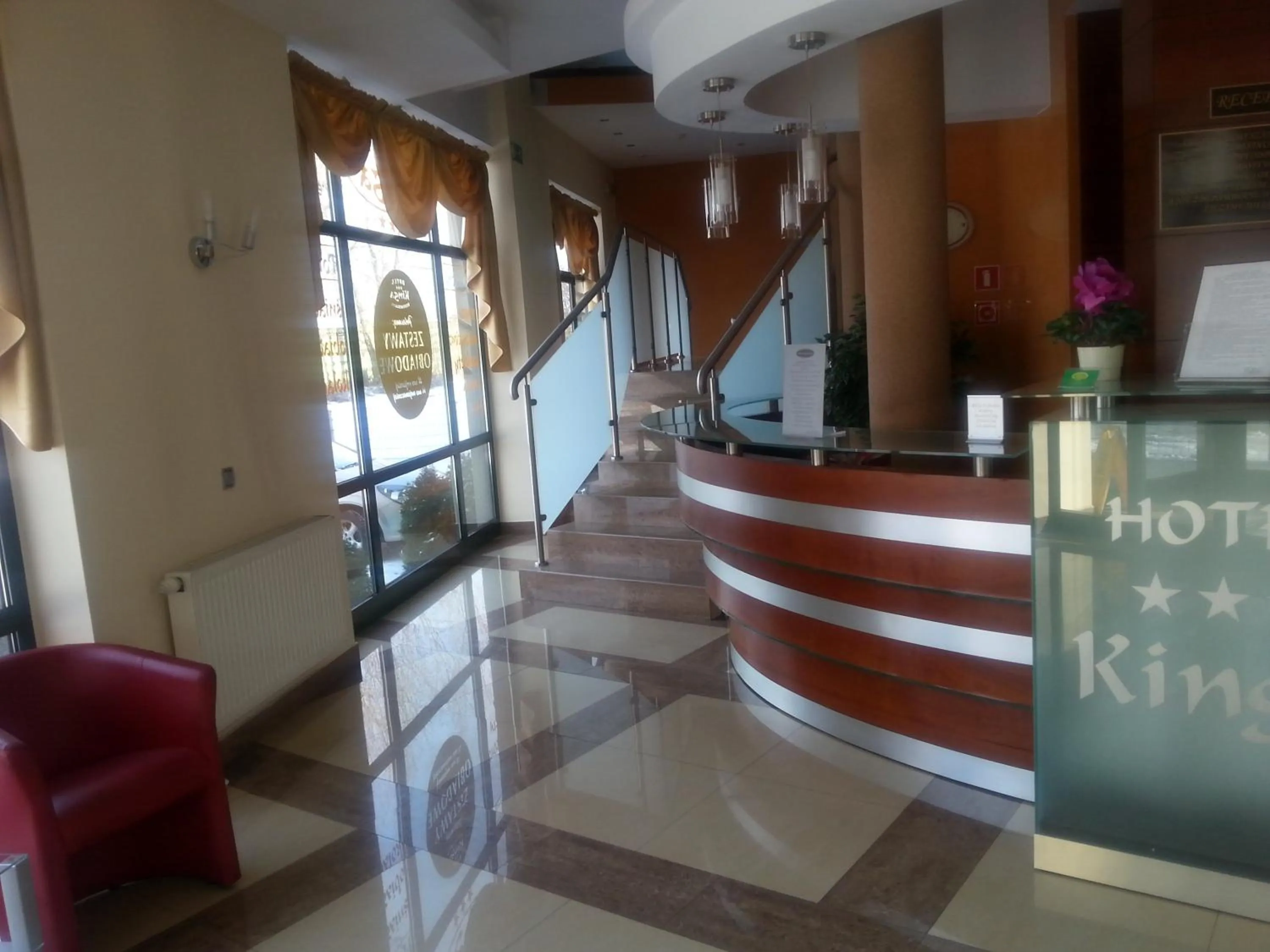 Lobby or reception in Hotel Restauracja Kinga