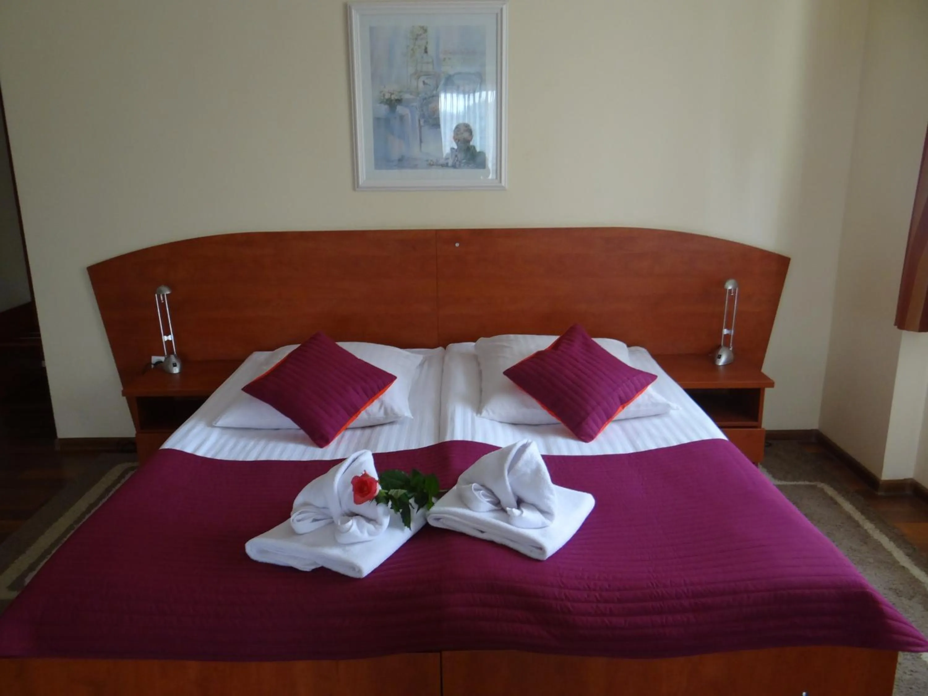 Bed in Hotel Restauracja Kinga