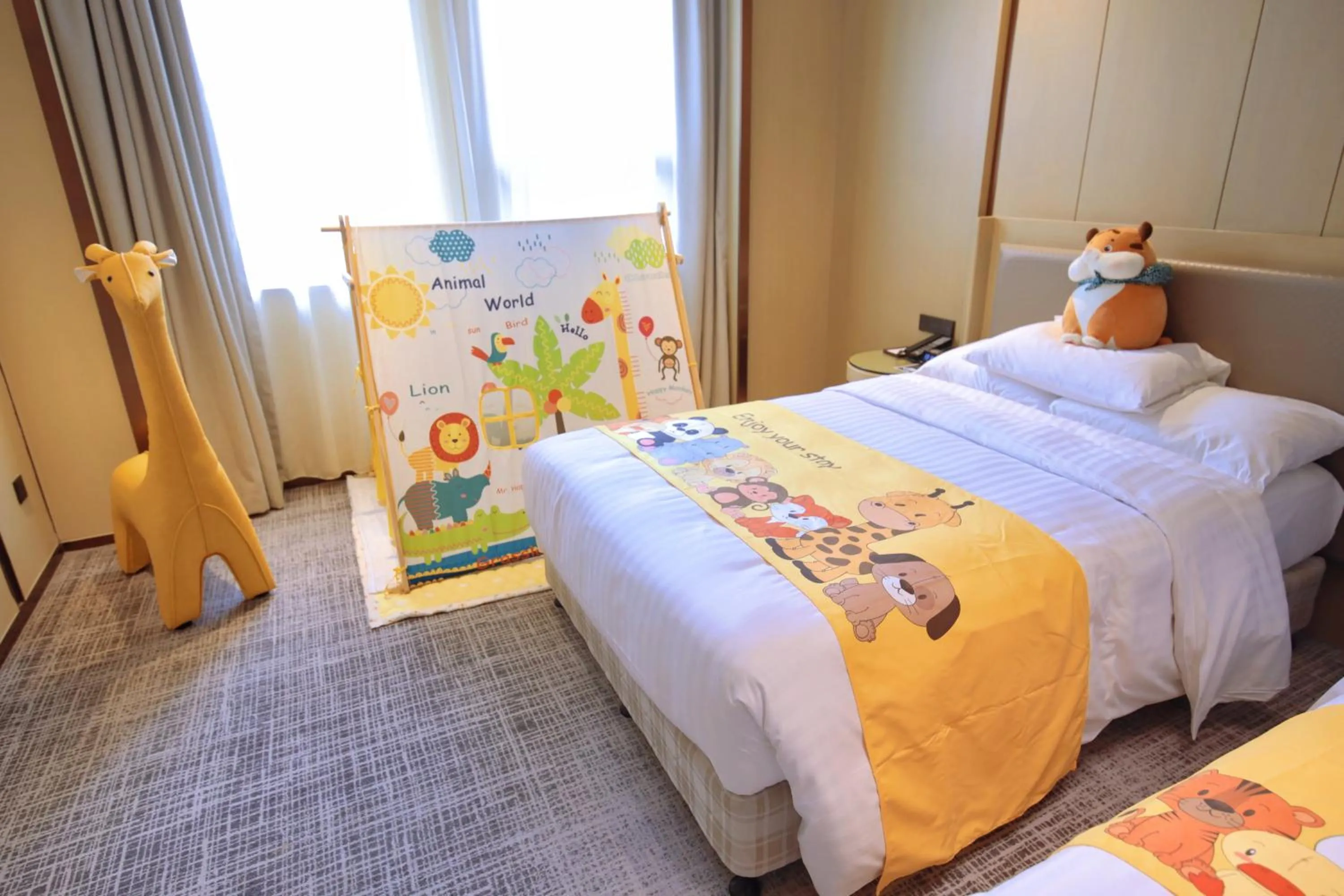 Bed in Courtyard by Marriott Shanghai International Tourism and Resorts Zone