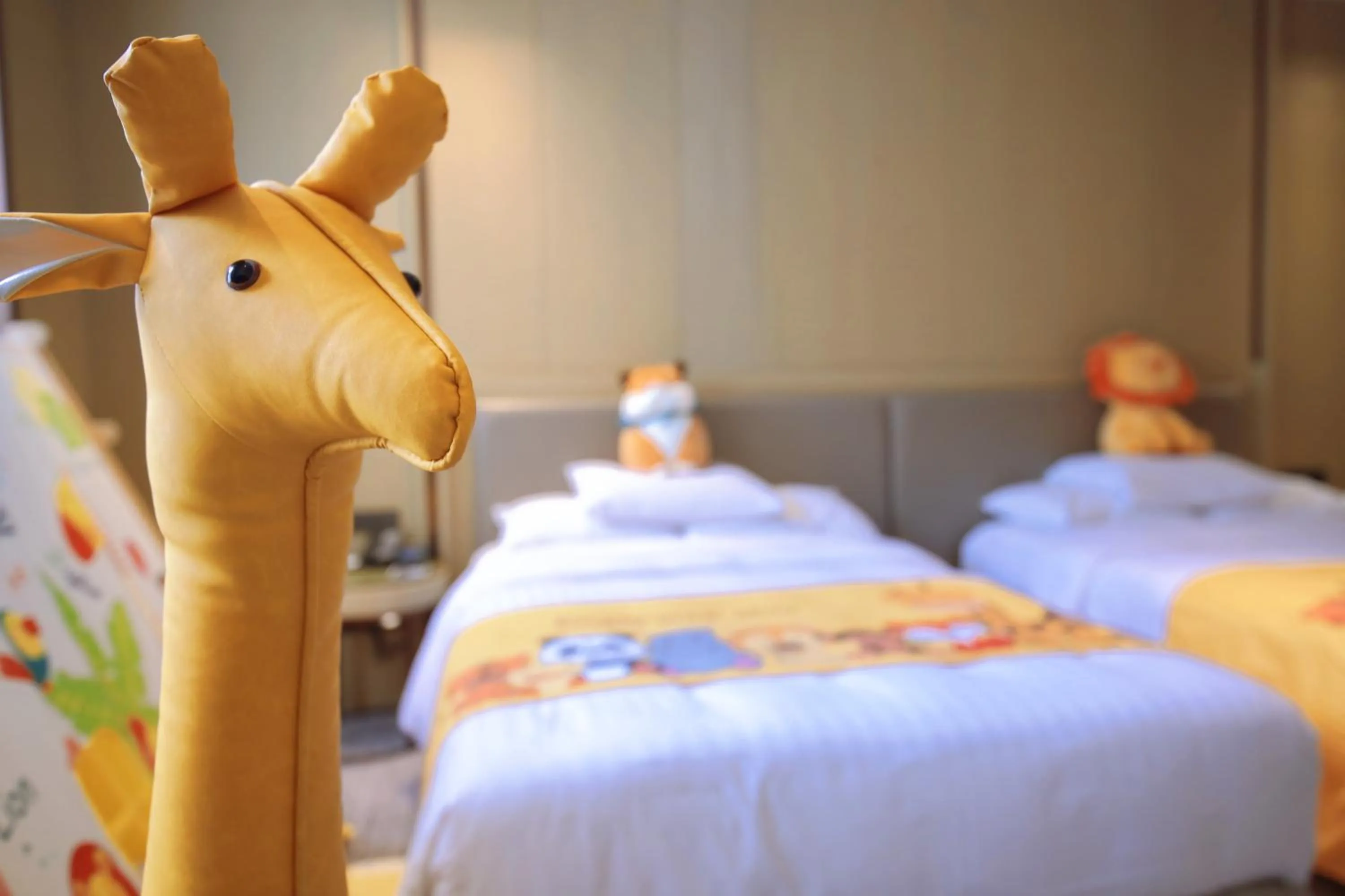 Bed in Courtyard by Marriott Shanghai International Tourism and Resorts Zone