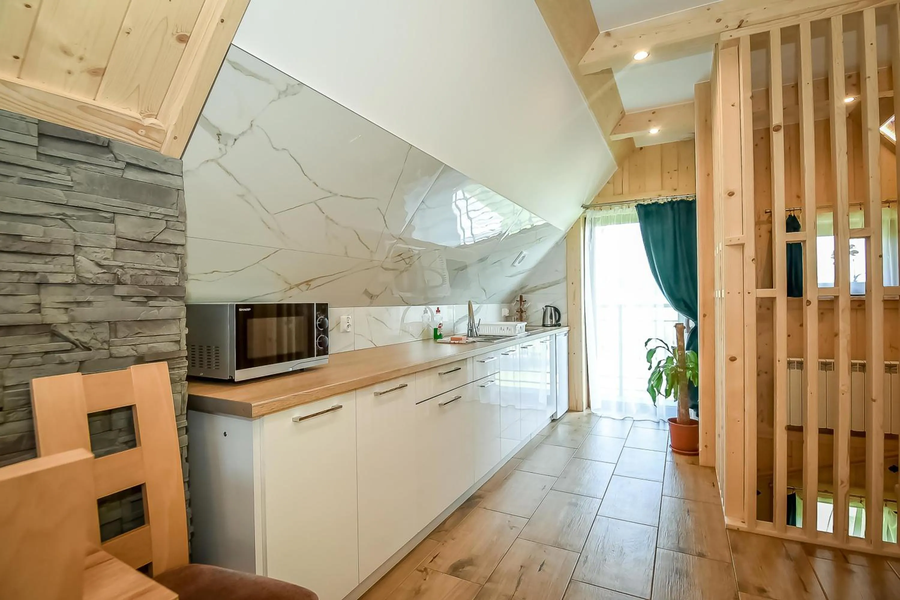 Kitchen or kitchenette in Willa u Perełki