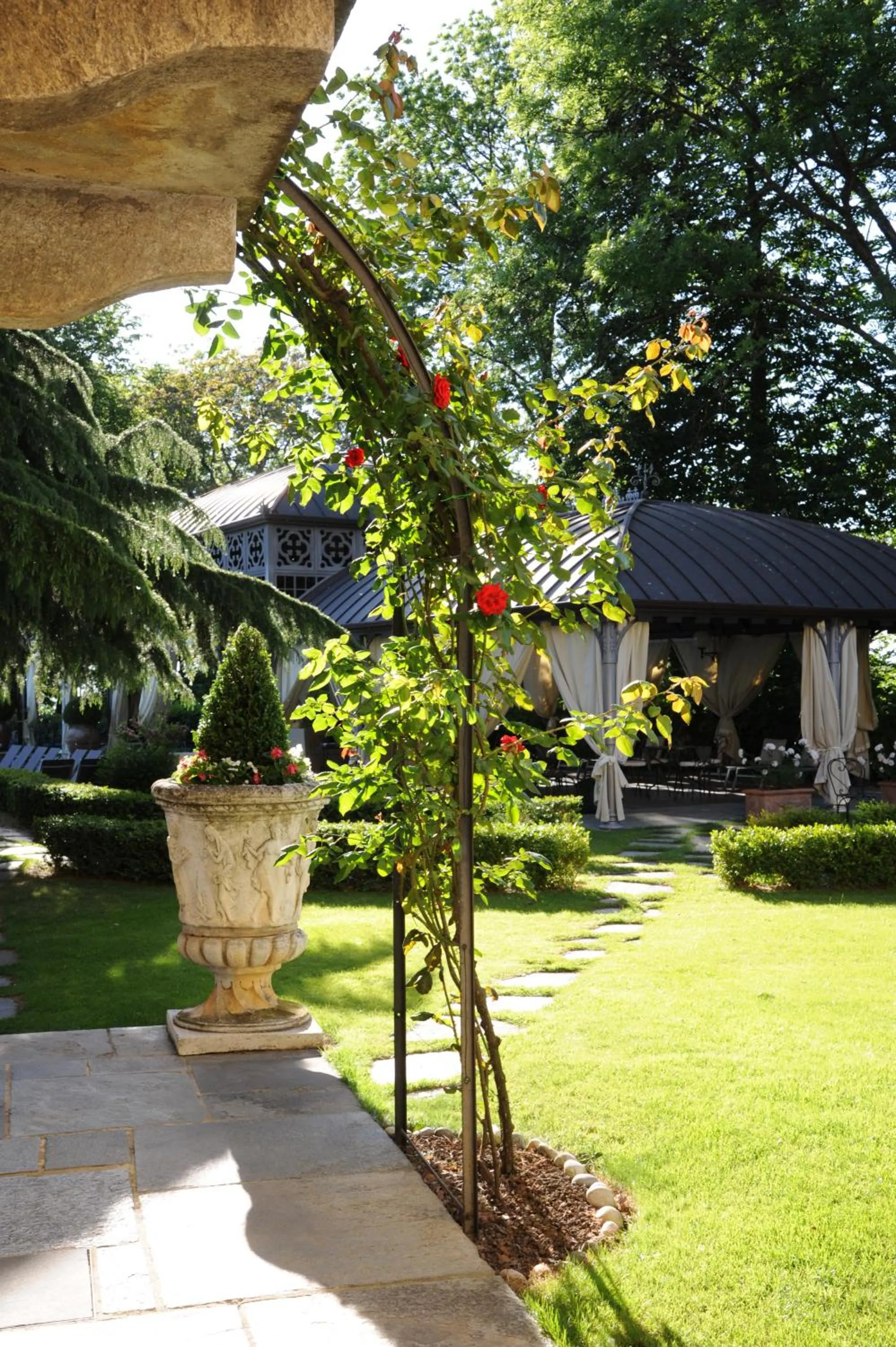 Garden in Hotel Villa Beccaris