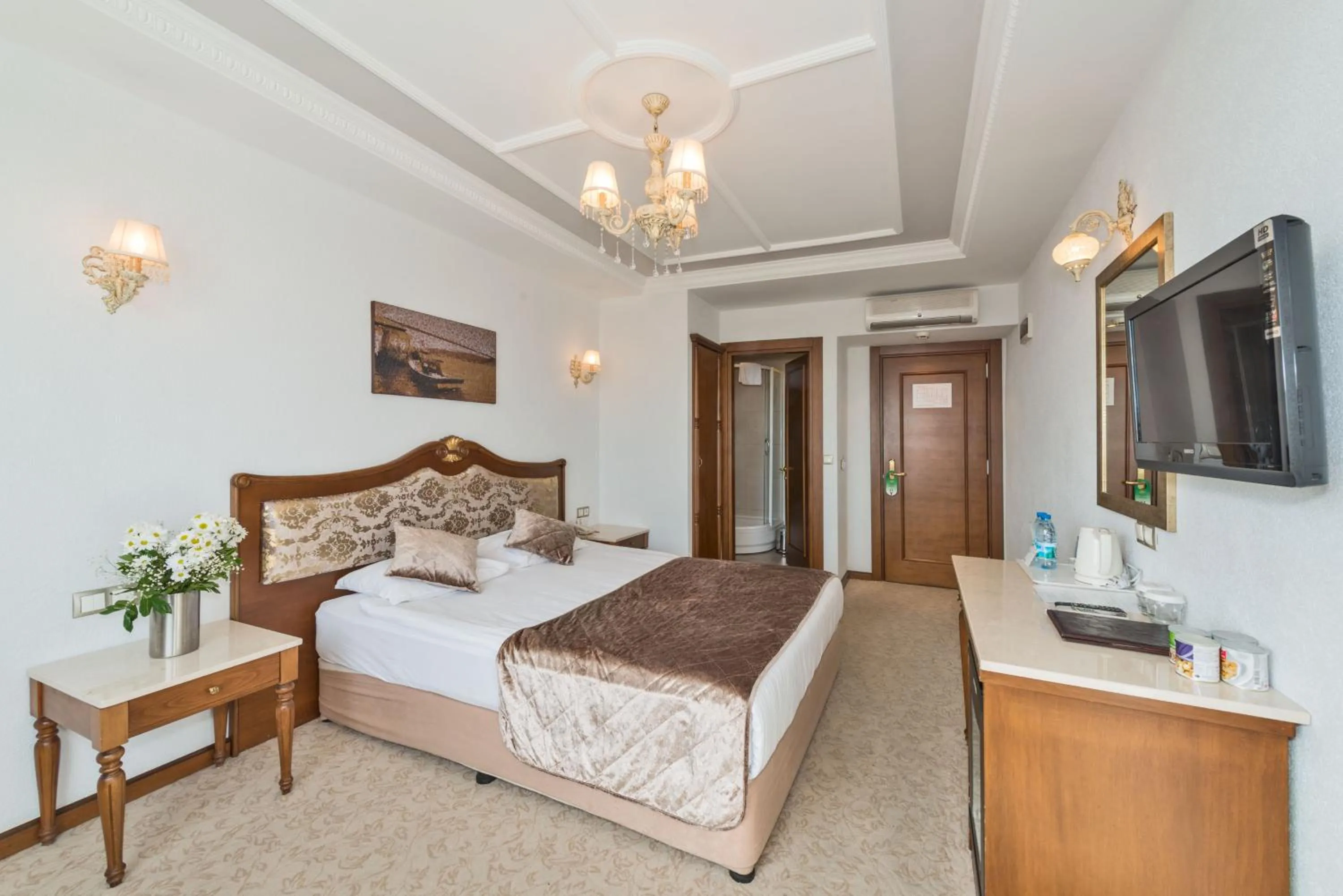 Decorative detail, Bed in Antis Hotel-Special Category