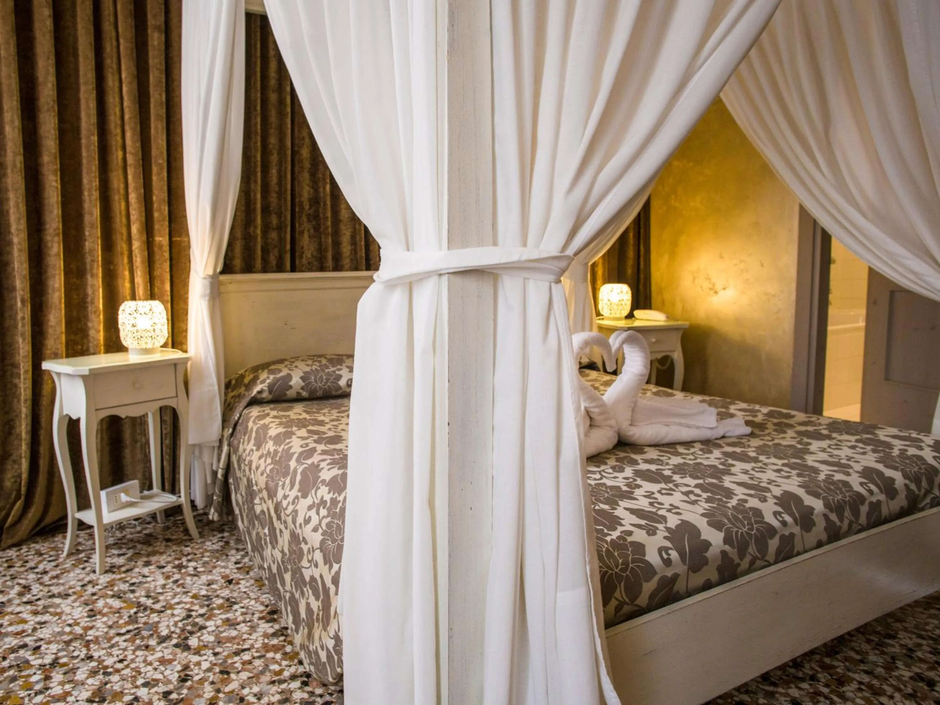 Bed in Locanda Casa Martini