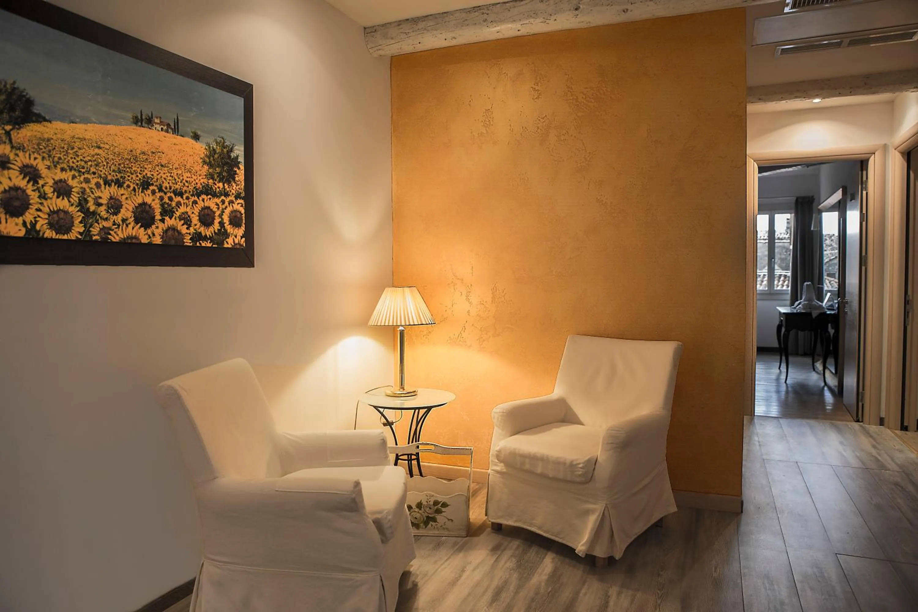 Seating area in Locanda Casa Martini