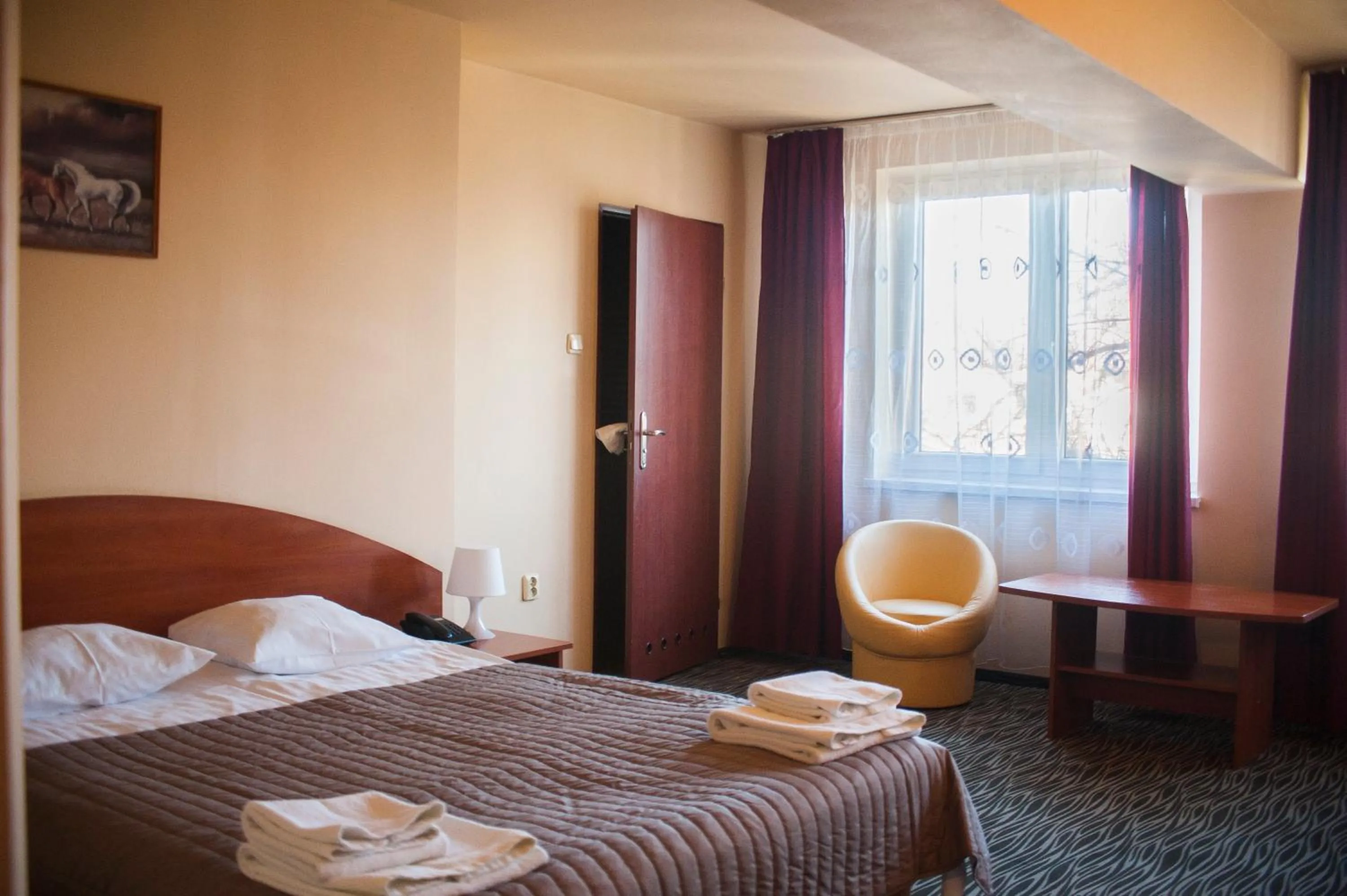 Bed in Hotel Horyzont