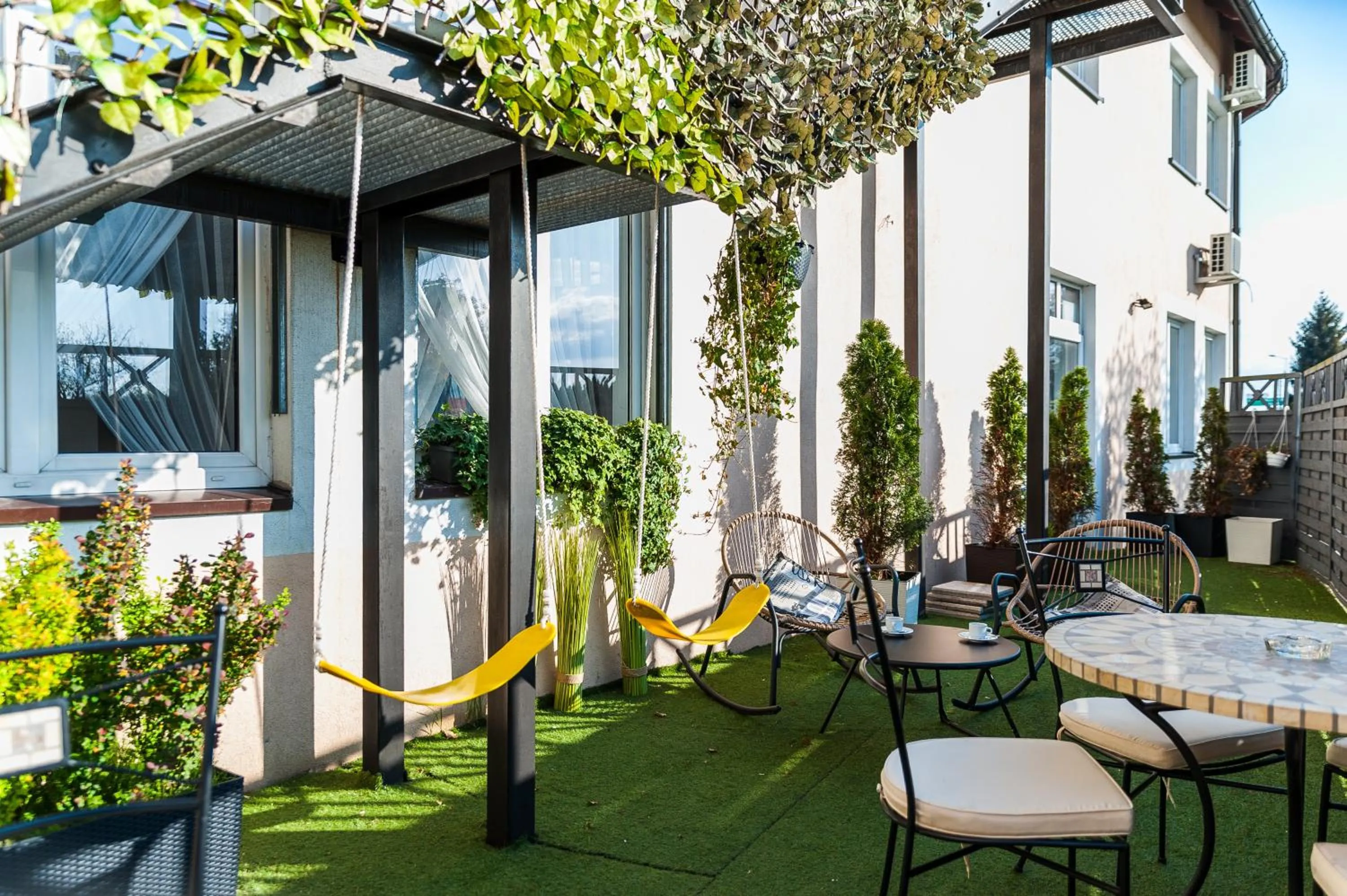 Garden in Hotel Horyzont