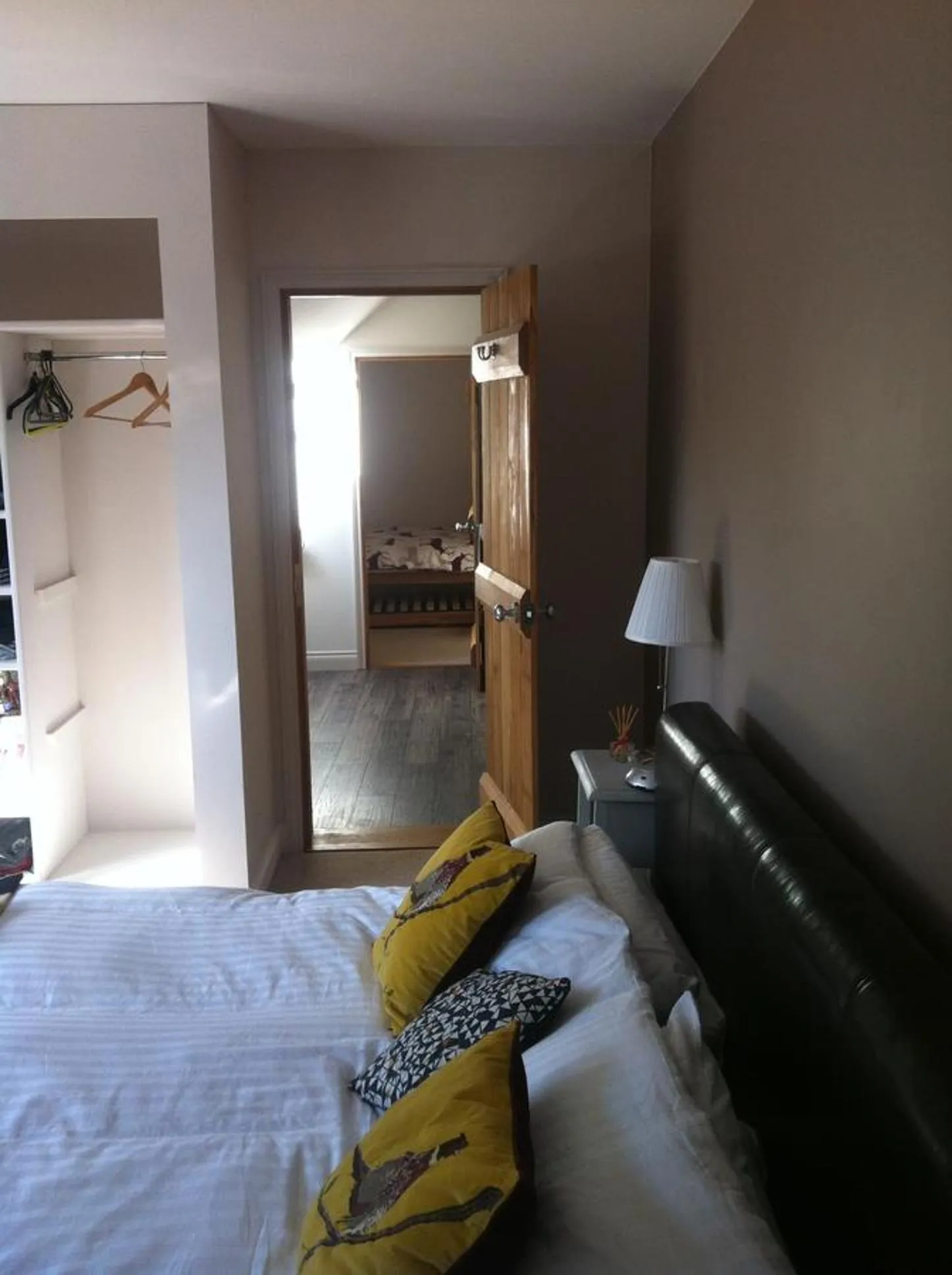 Bedroom, Bed in East Dunster Deer Farm B&B