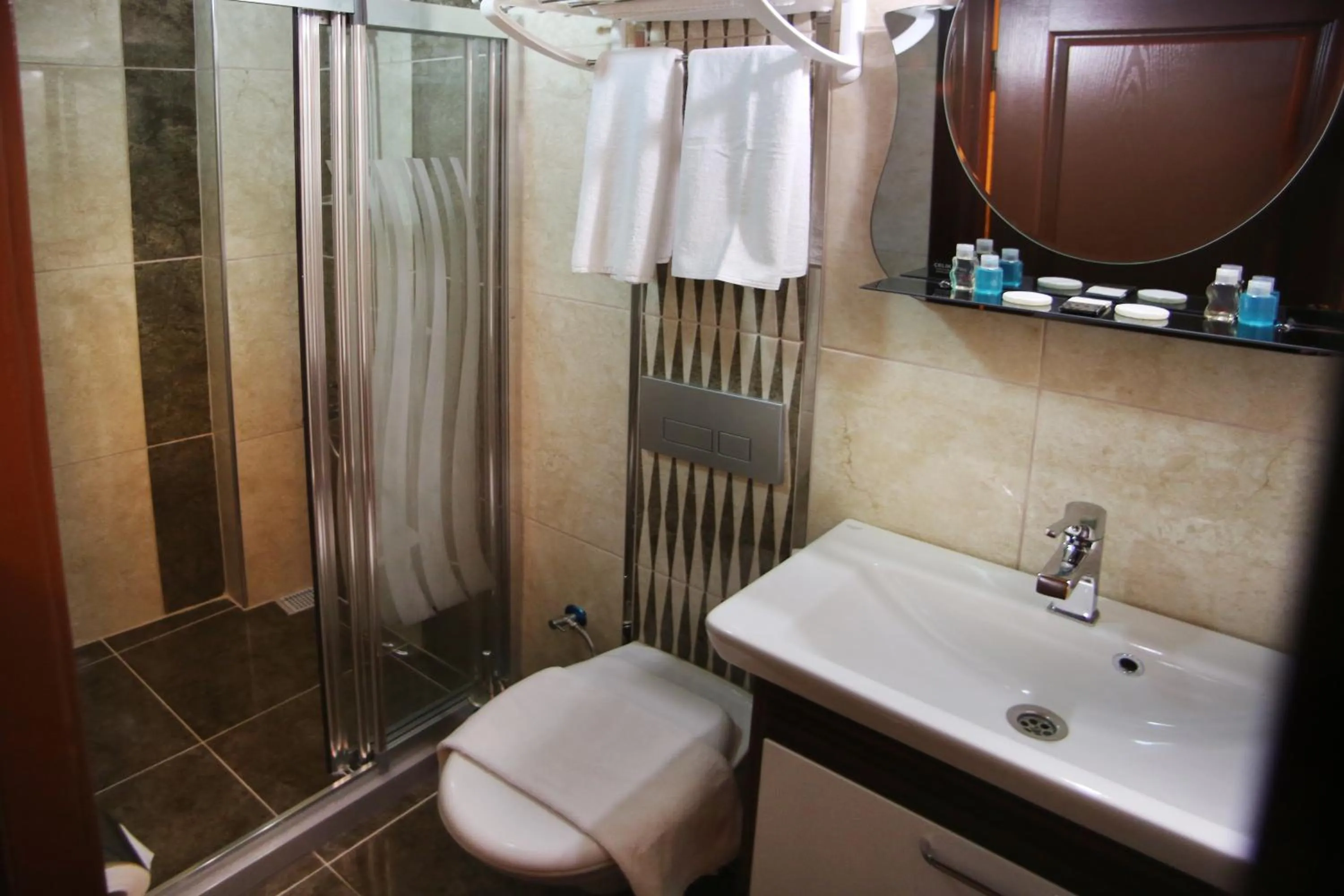 Shower in Theodian Hotel