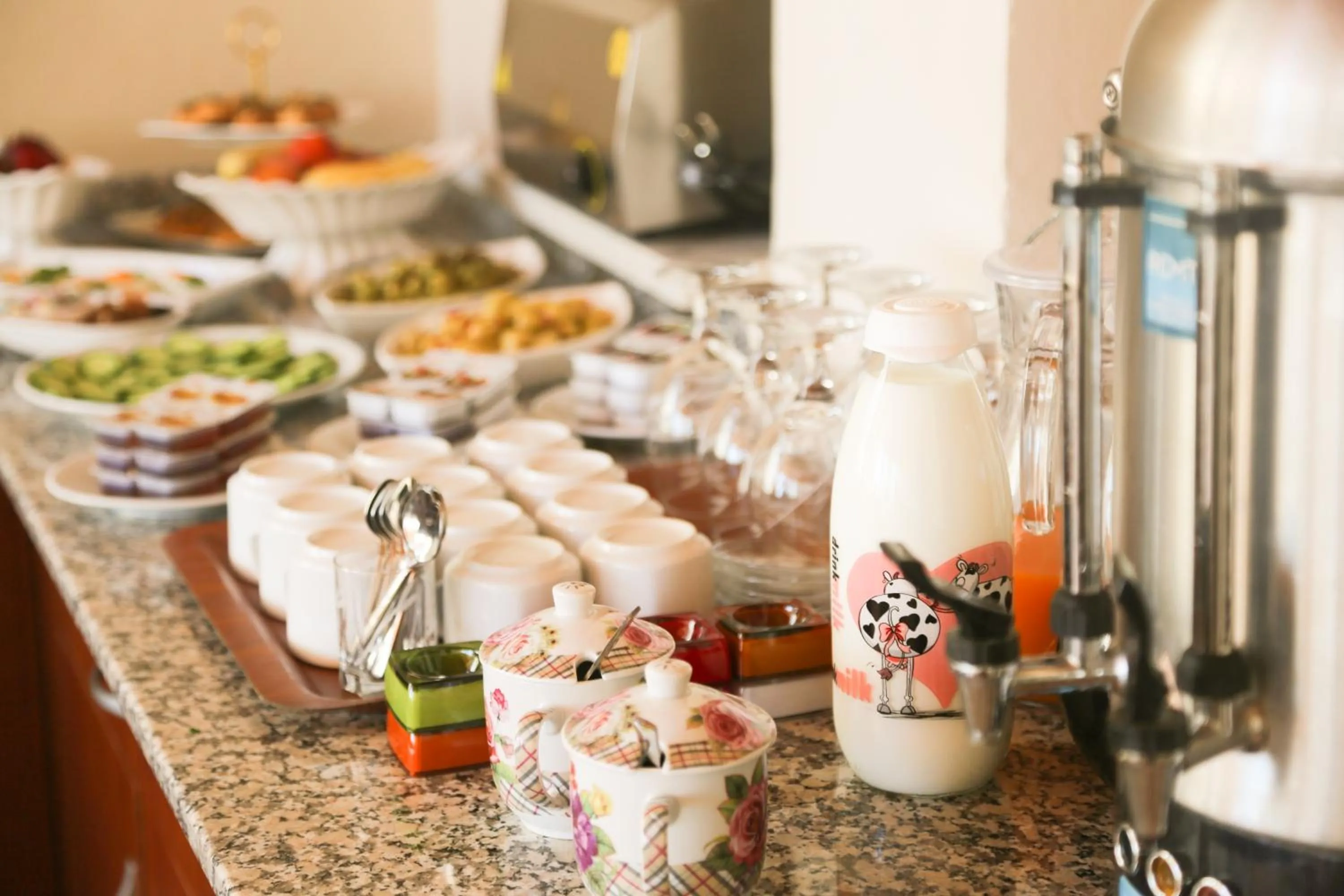 Buffet breakfast in Theodian Hotel