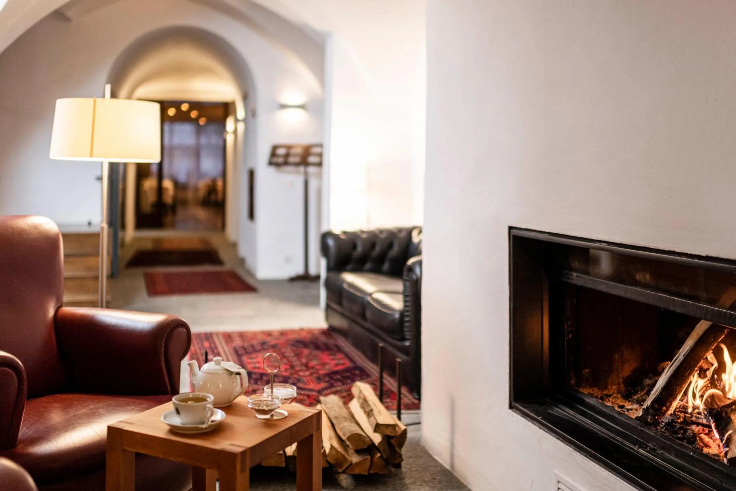 Seating area in Boutique & Gourmet Hotel Orso Grigio - Grauer Bär