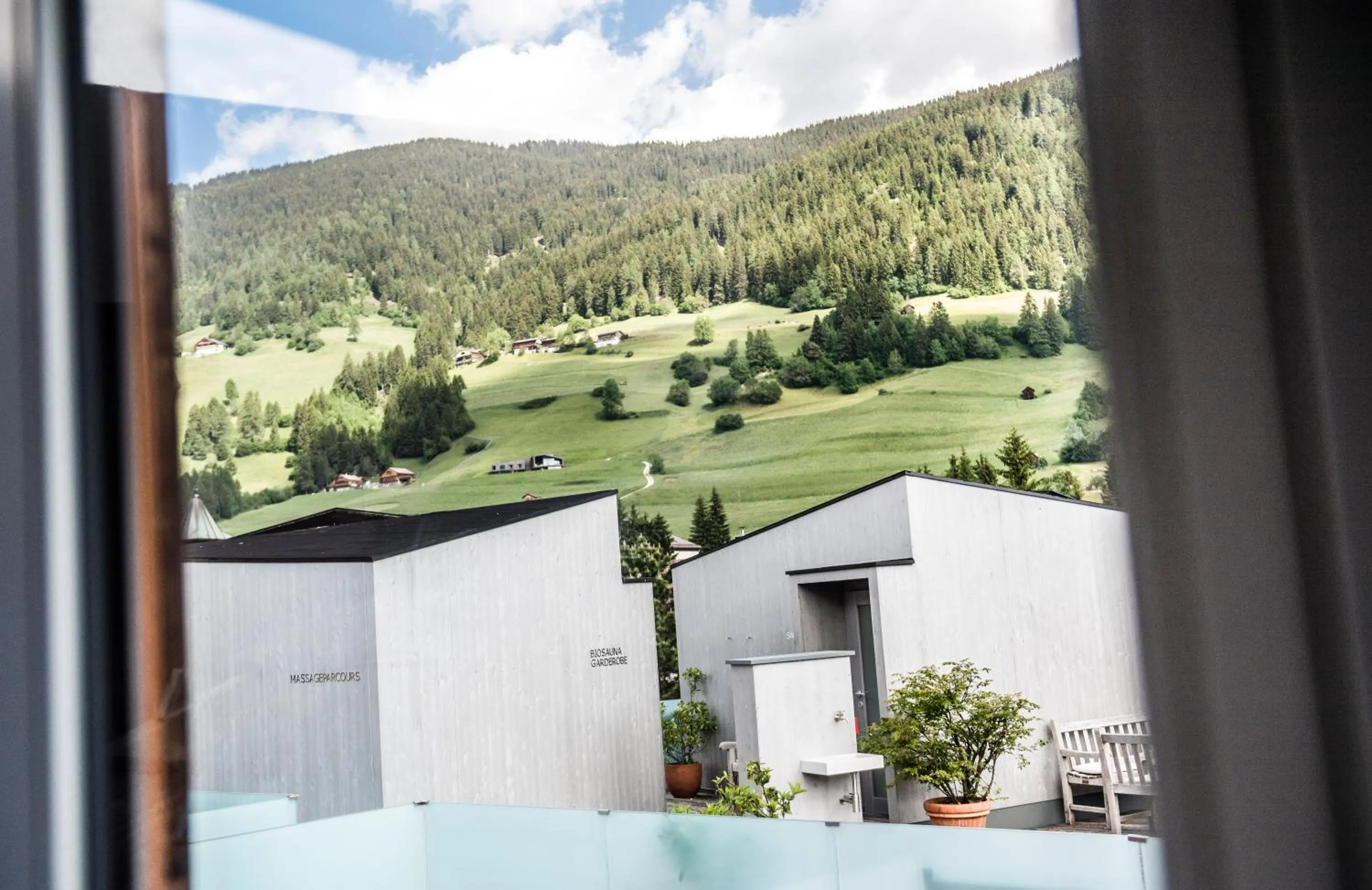 Sauna in Boutique & Gourmet Hotel Orso Grigio - Grauer Bär