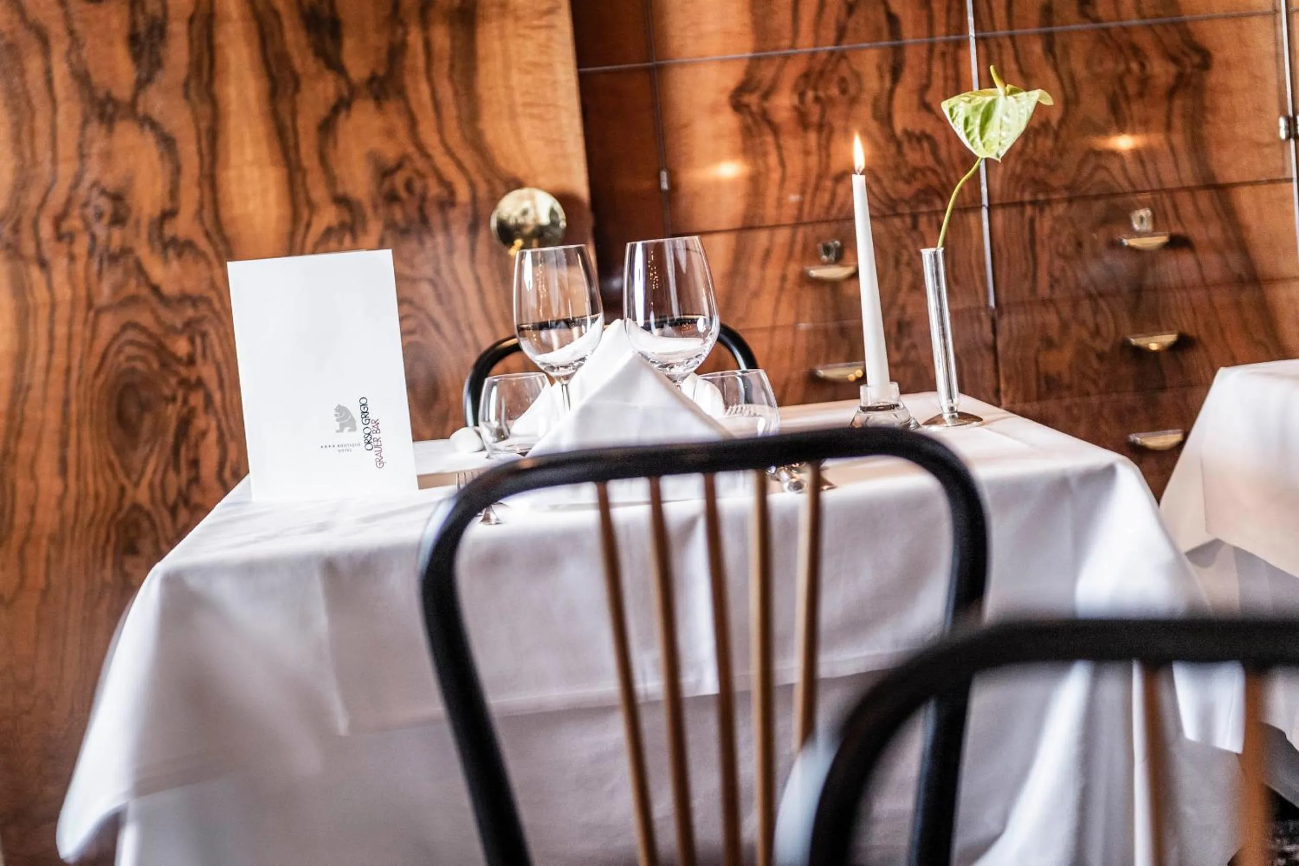 Restaurant/places to eat in Boutique & Gourmet Hotel Orso Grigio - Grauer Bär