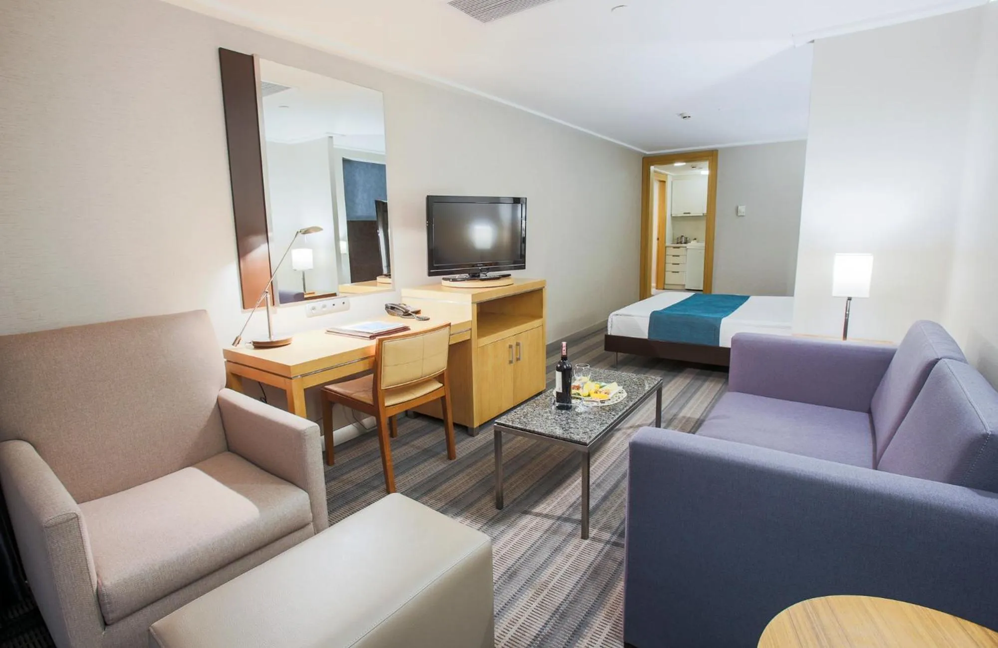 Seating area in Housez Suites & Apartments Special Class