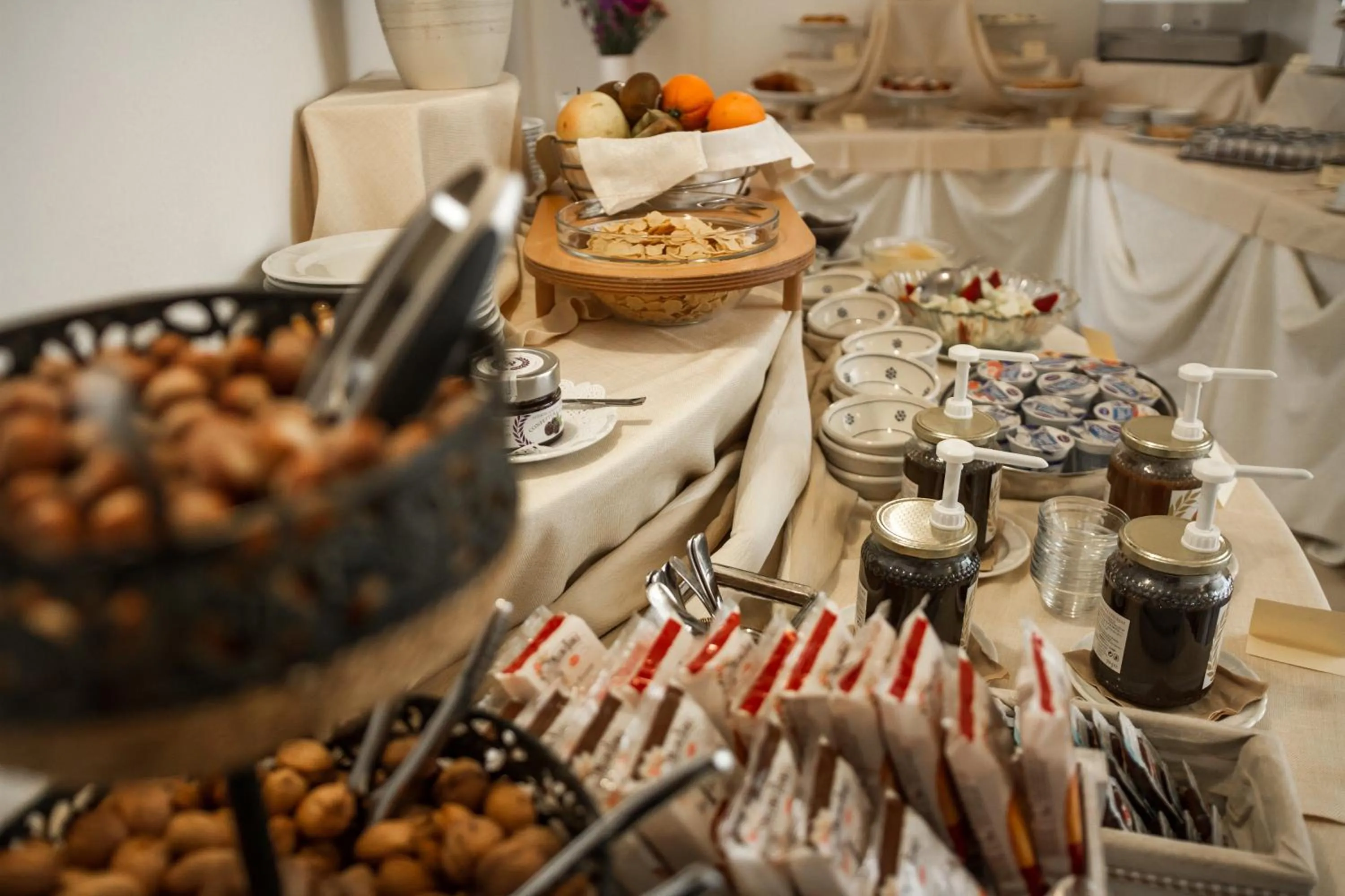Buffet breakfast in Il Palmento Hotel Relais