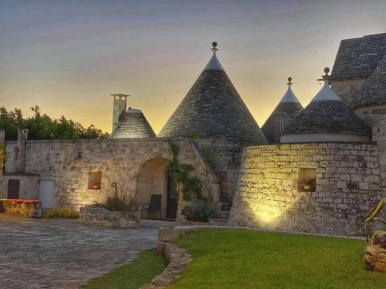 Garden view in Il Palmento Hotel Relais