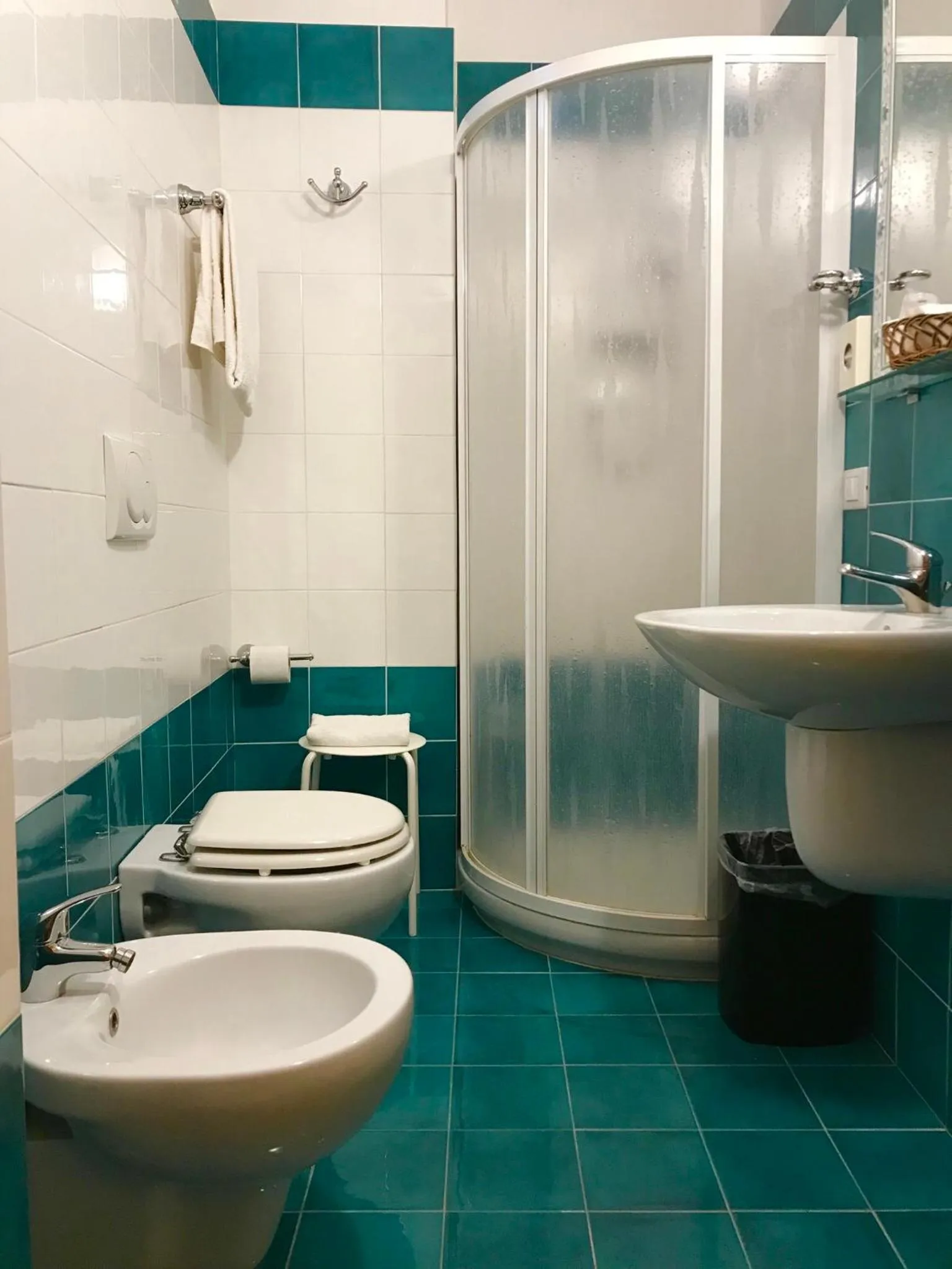 Bathroom in Hotel Berti