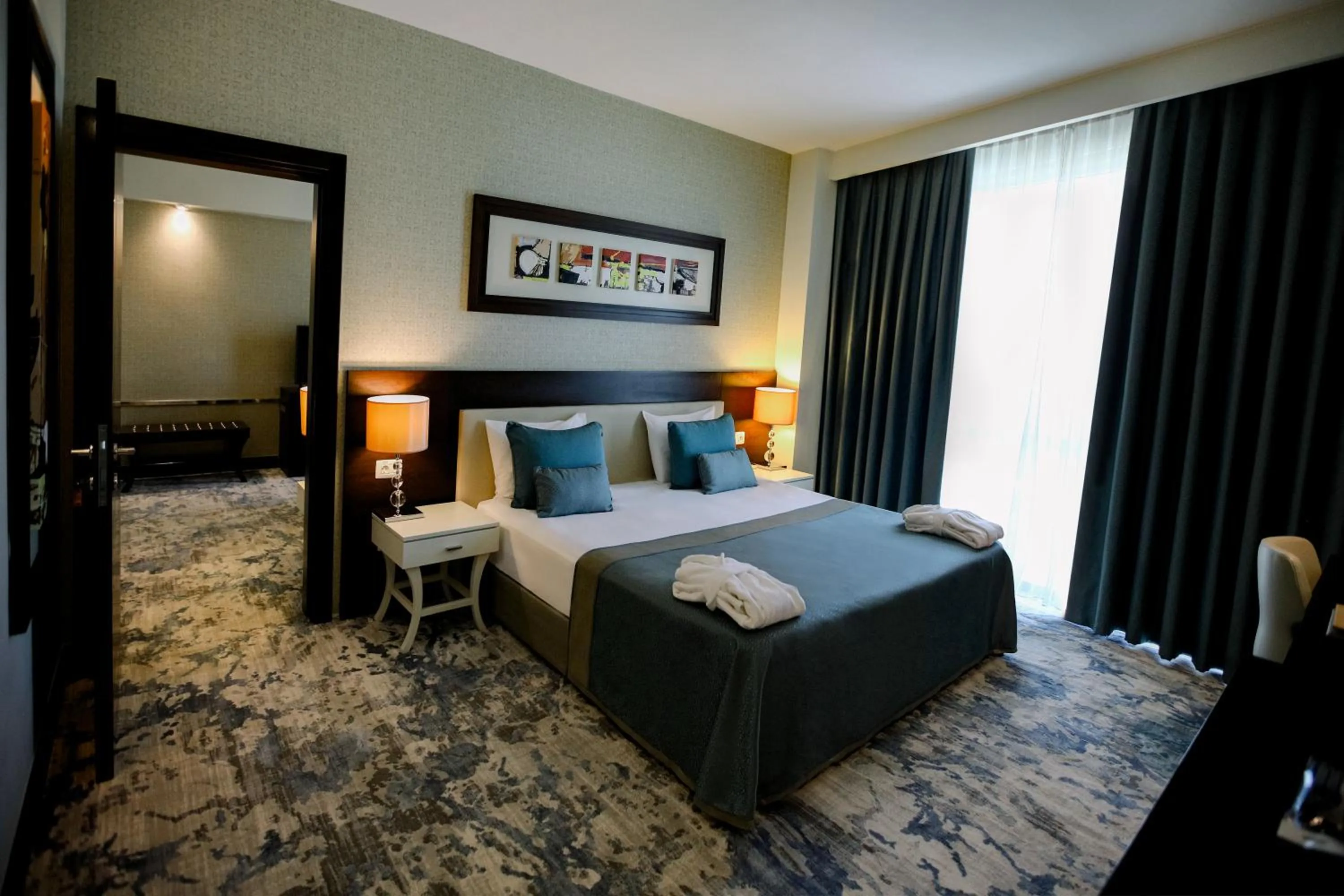 Bed in Baia Bursa Hotel