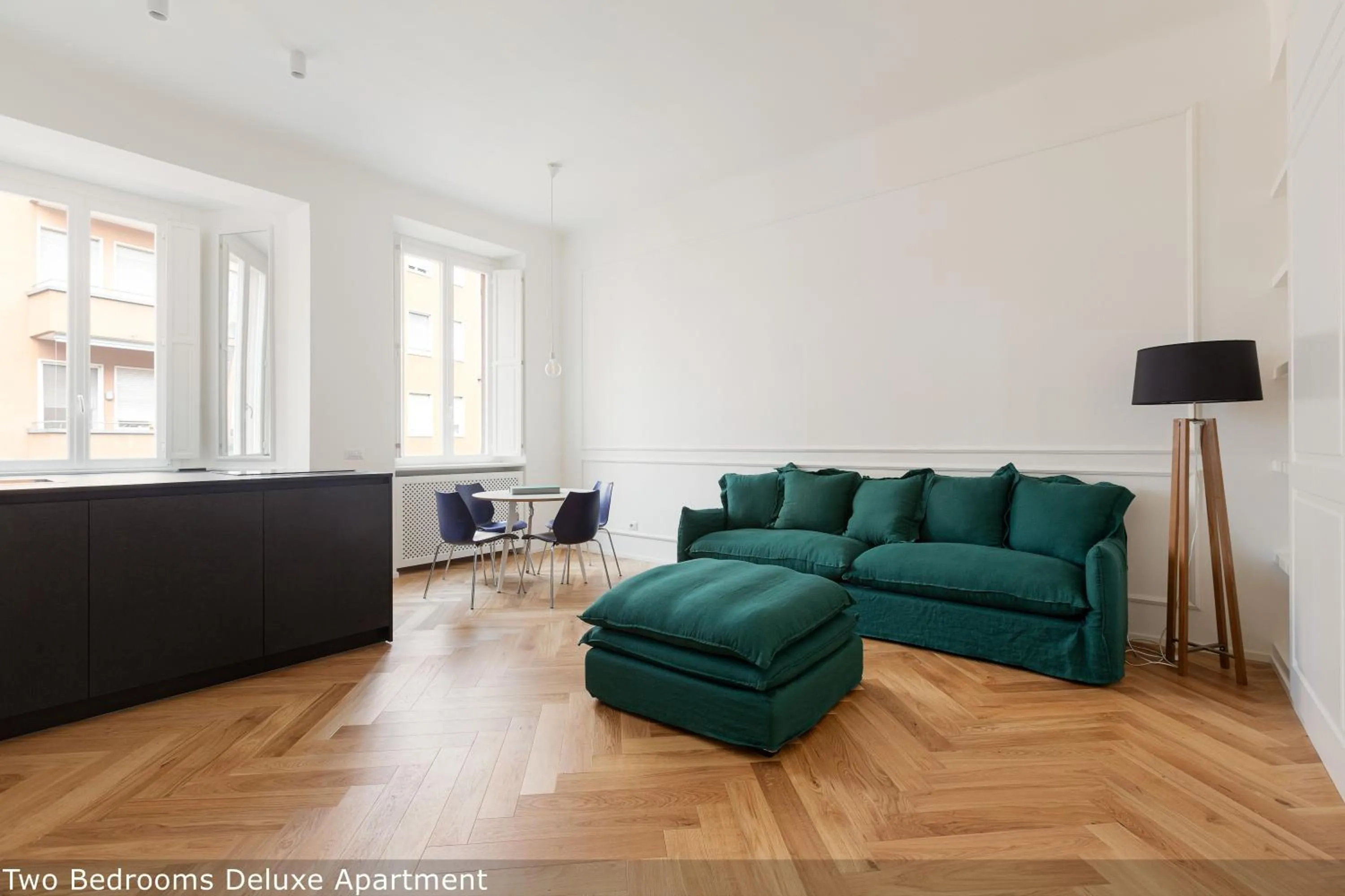Living room in Brera Apartments in San Fermo