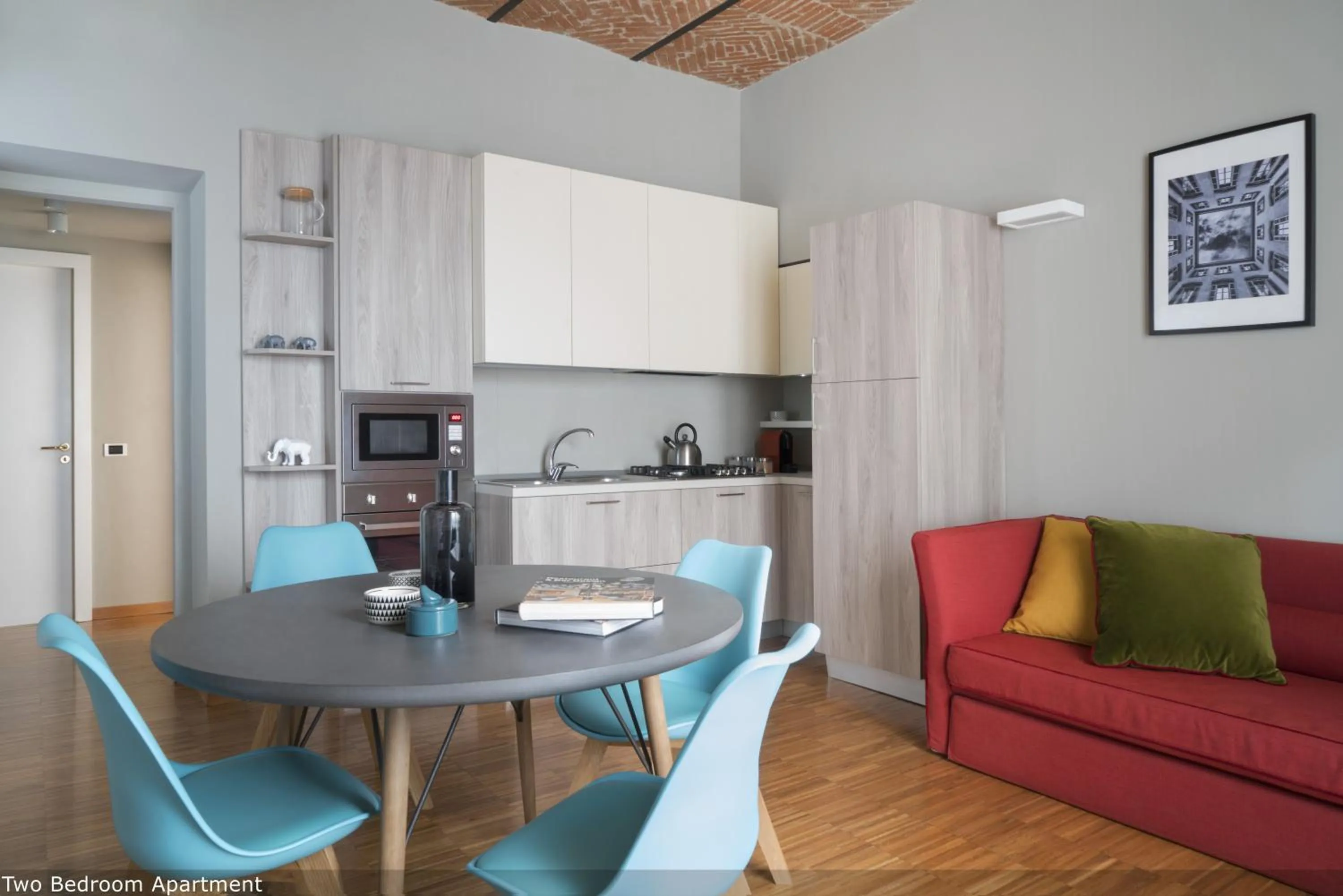 Kitchen or kitchenette in Brera Apartments in San Fermo