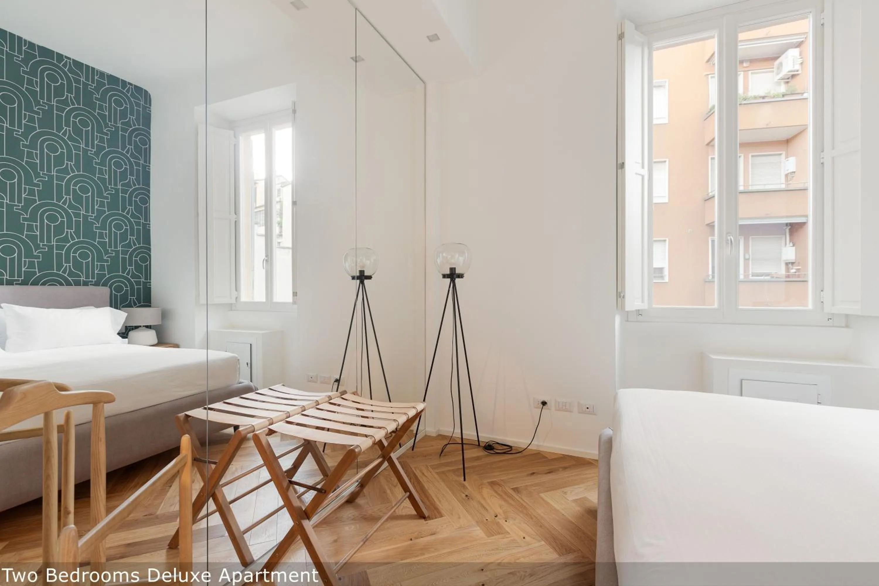 Bed in Brera Apartments in San Fermo
