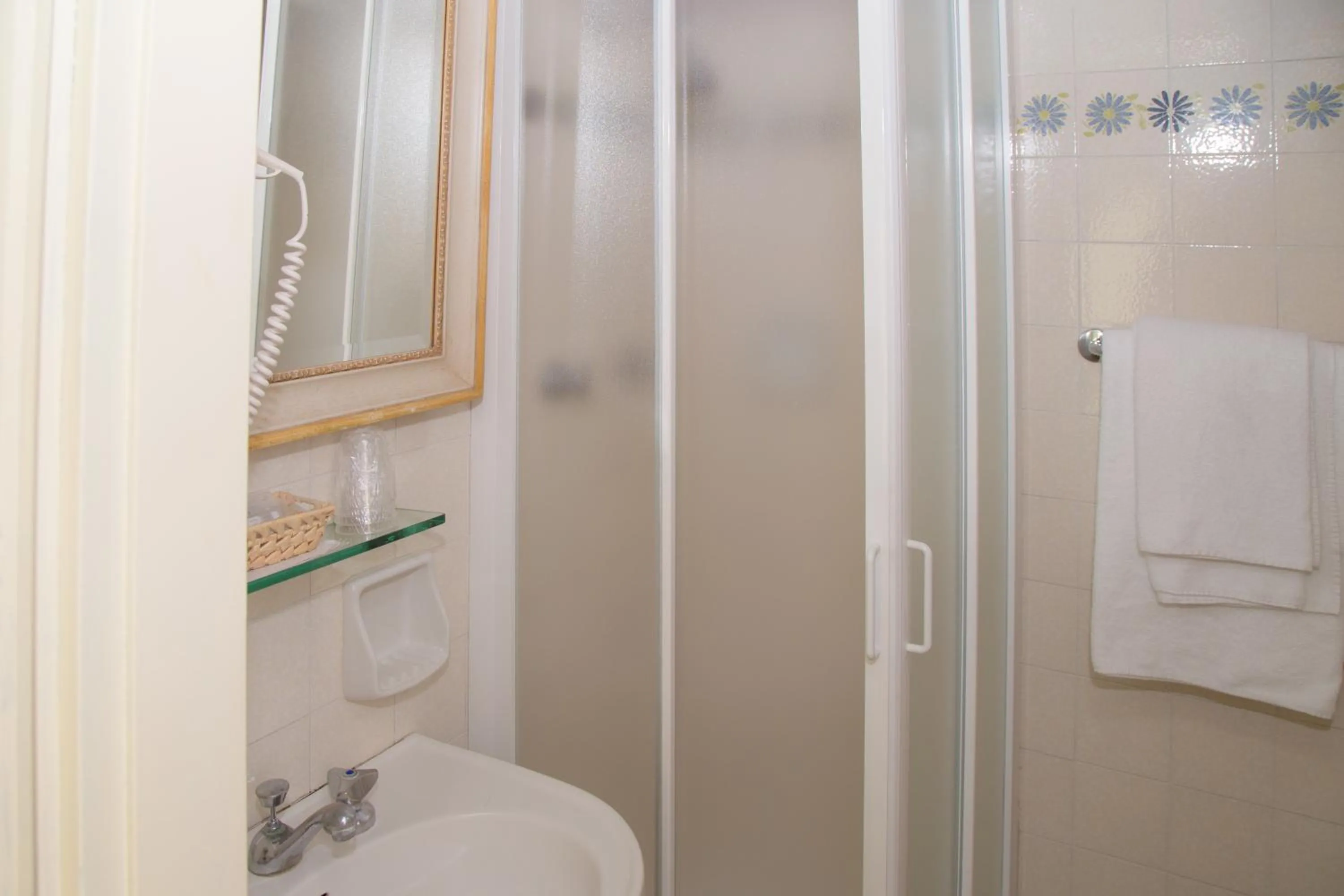 Shower in Royal Victoria Hotel