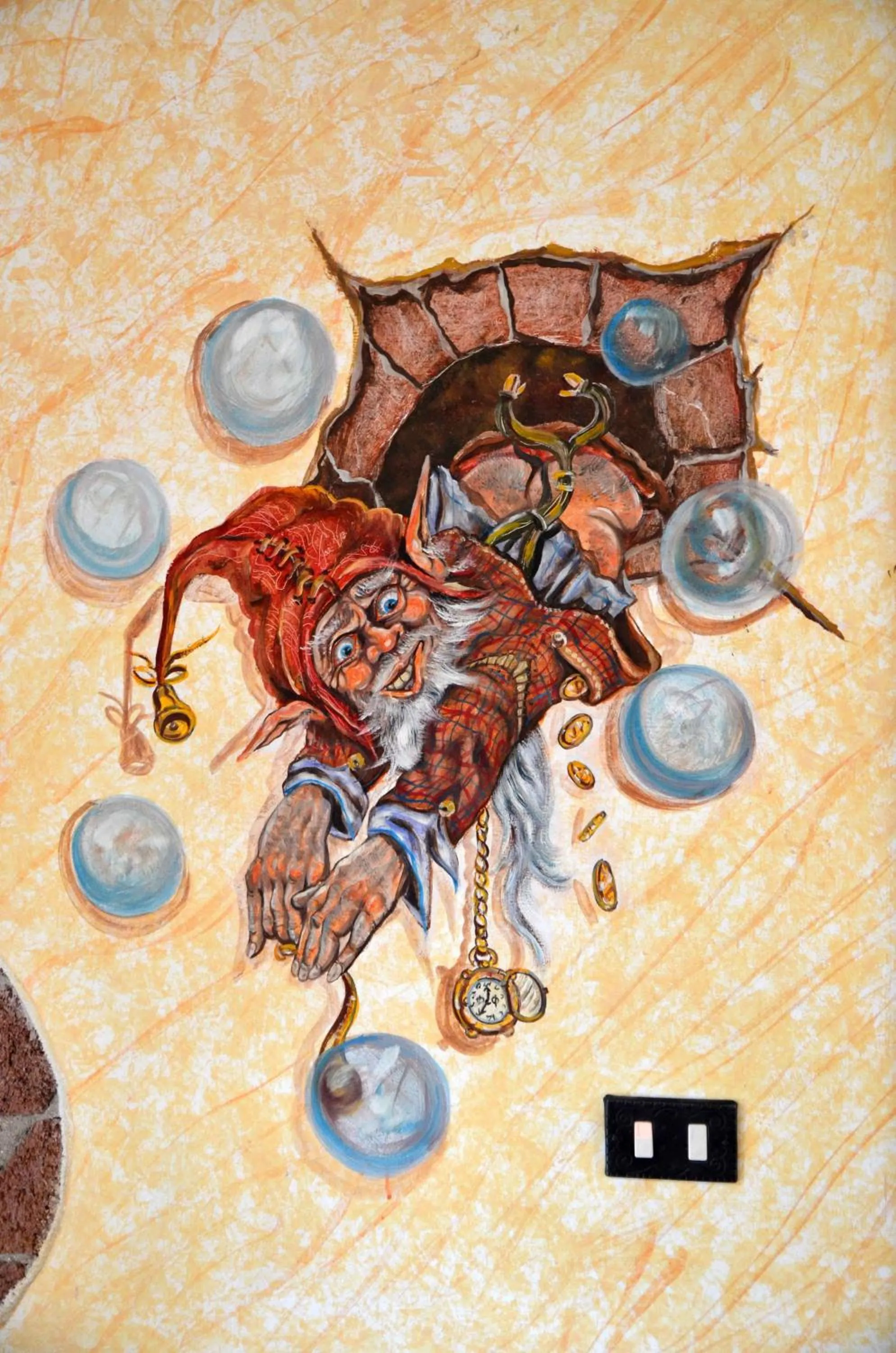 Decorative detail in Corte Dei Folletti