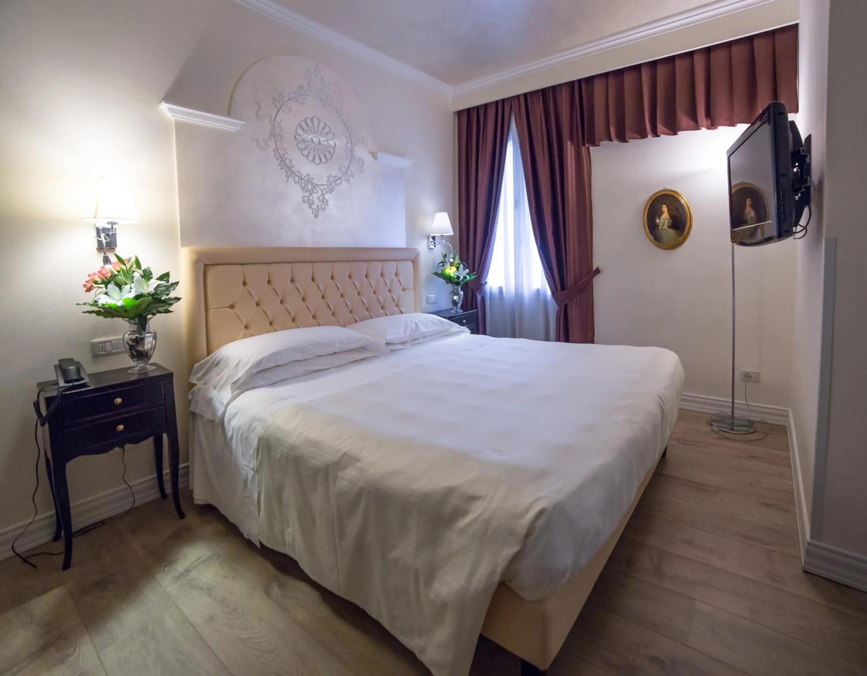 Bed in Hotel Patavium