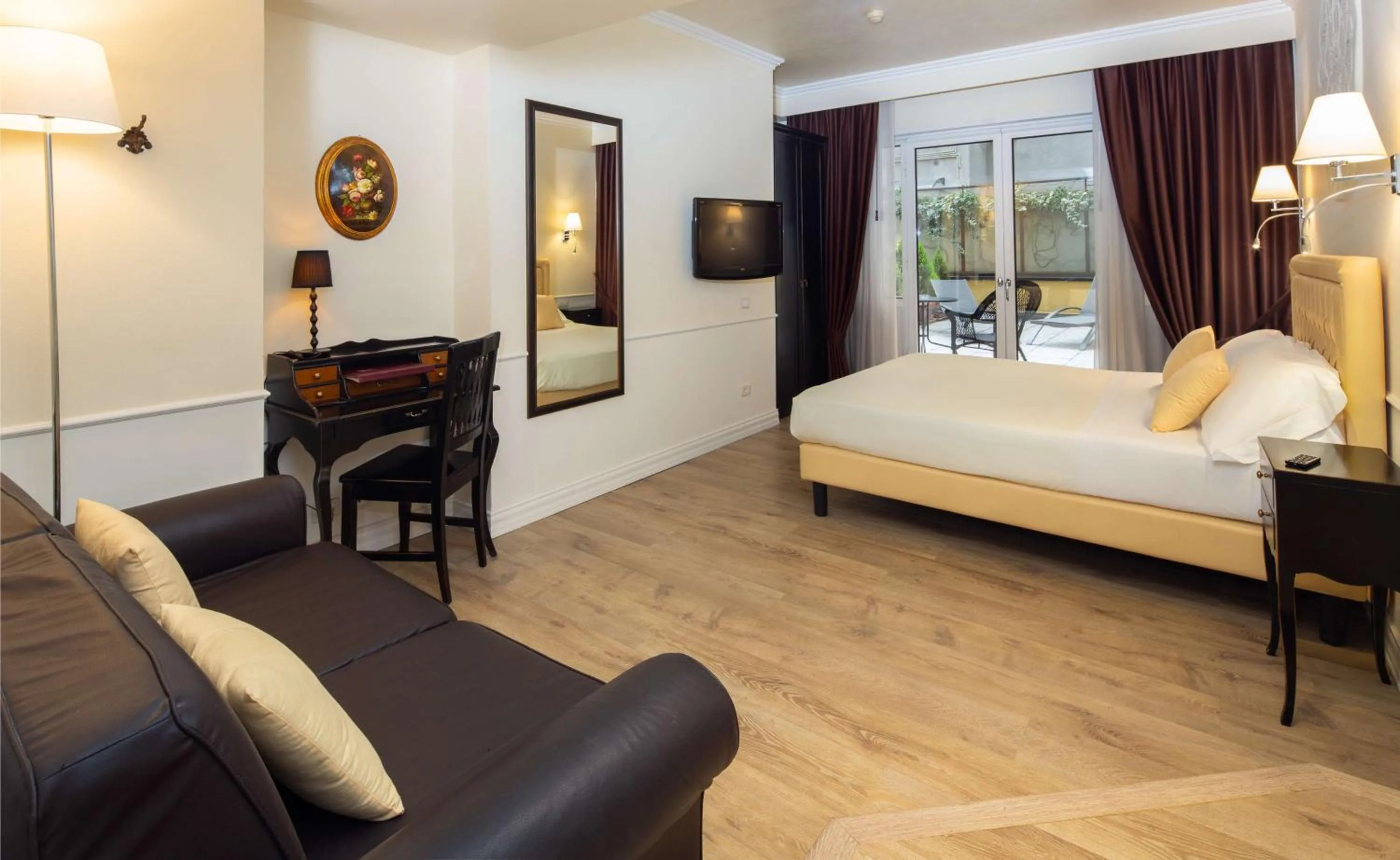 Bed in Hotel Patavium