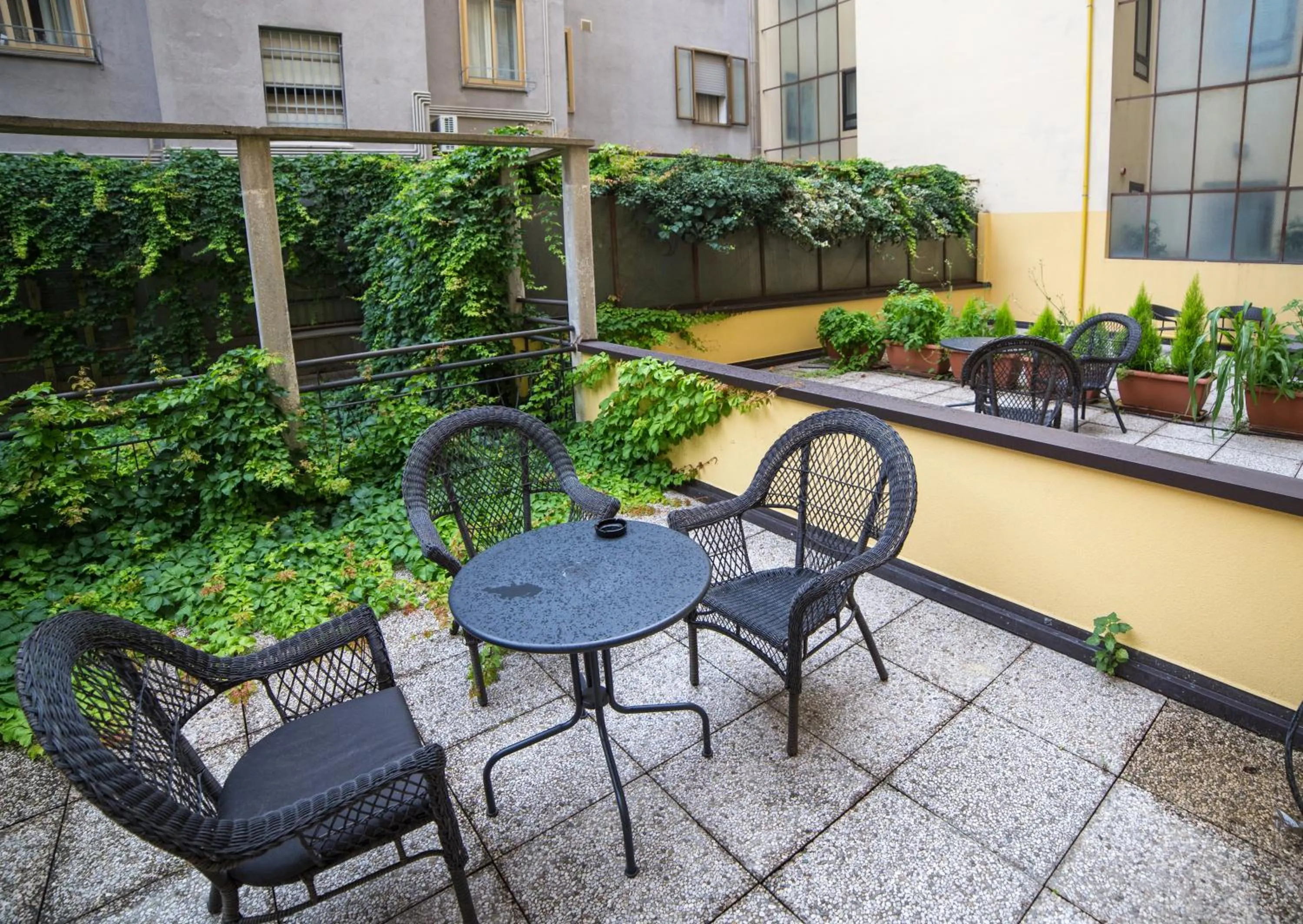 Patio in Hotel Patavium