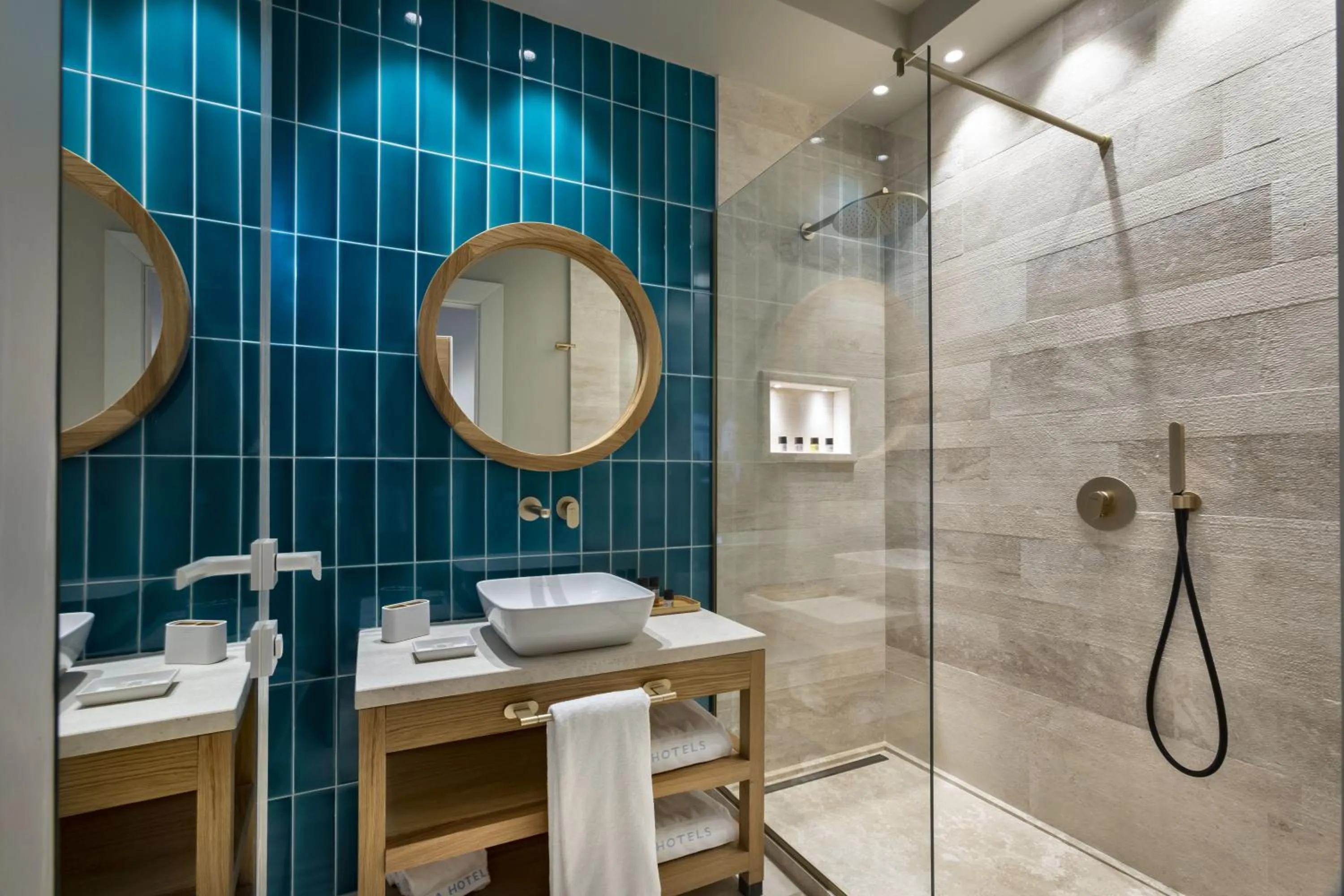 Shower in Hotel La Bisaccia