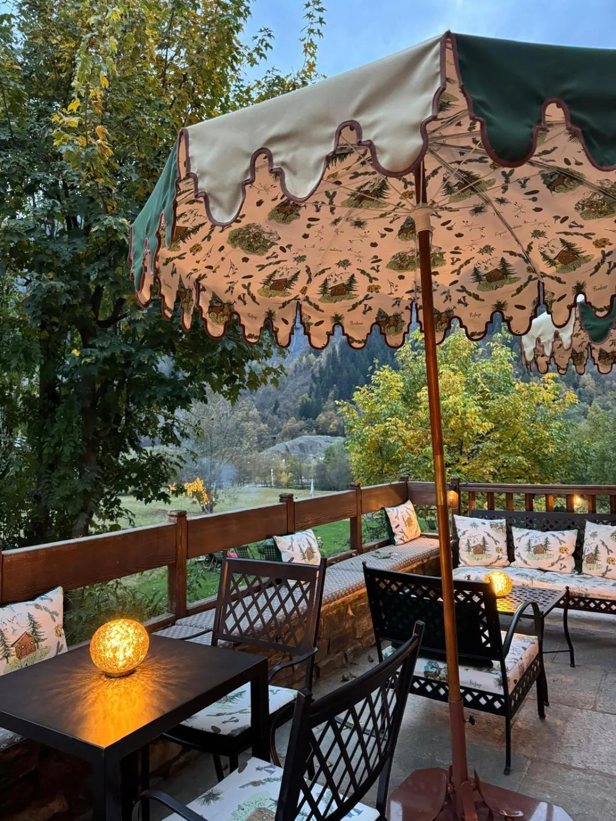 Natural landscape in Auberge de La Maison