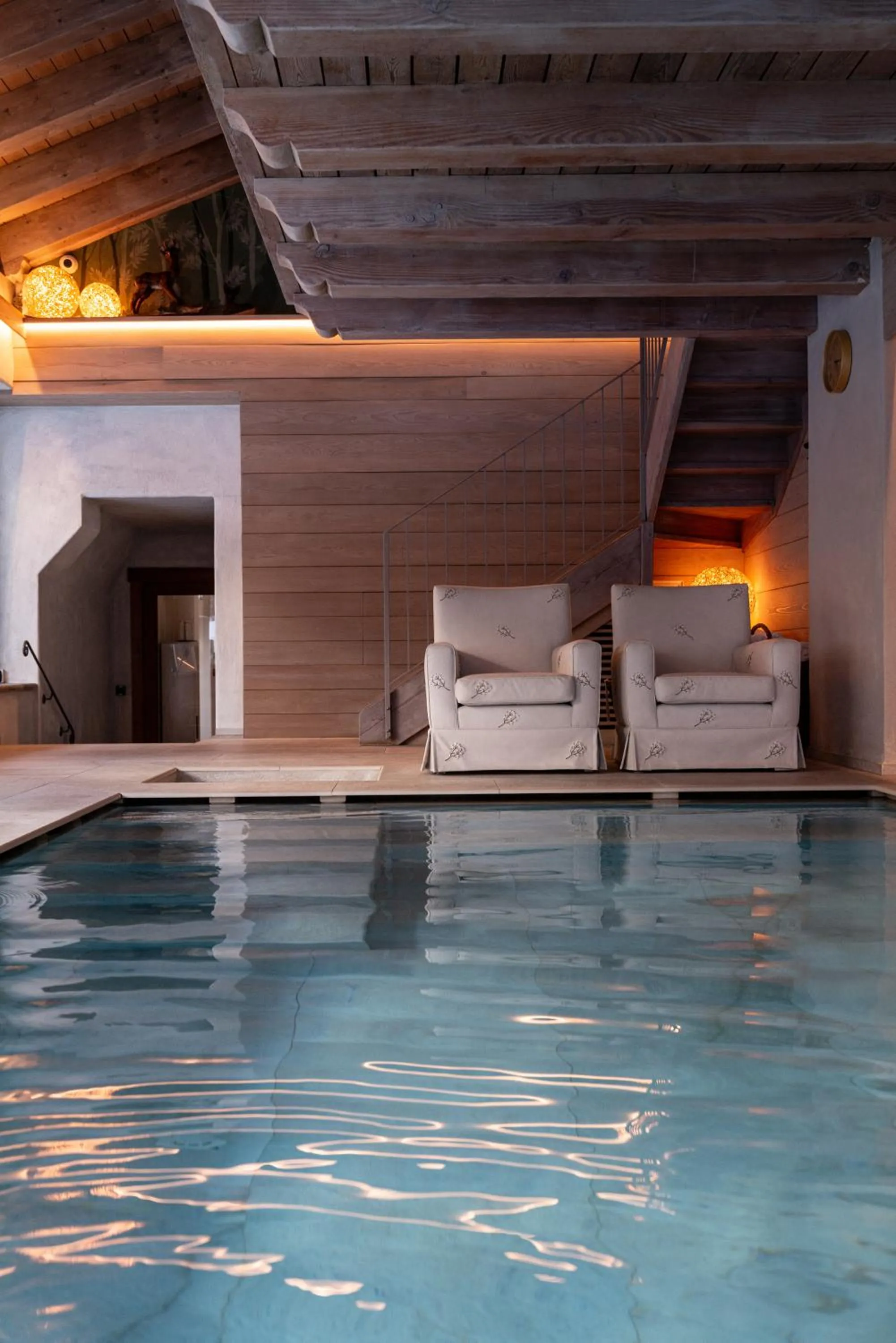 Pool view in Auberge de La Maison