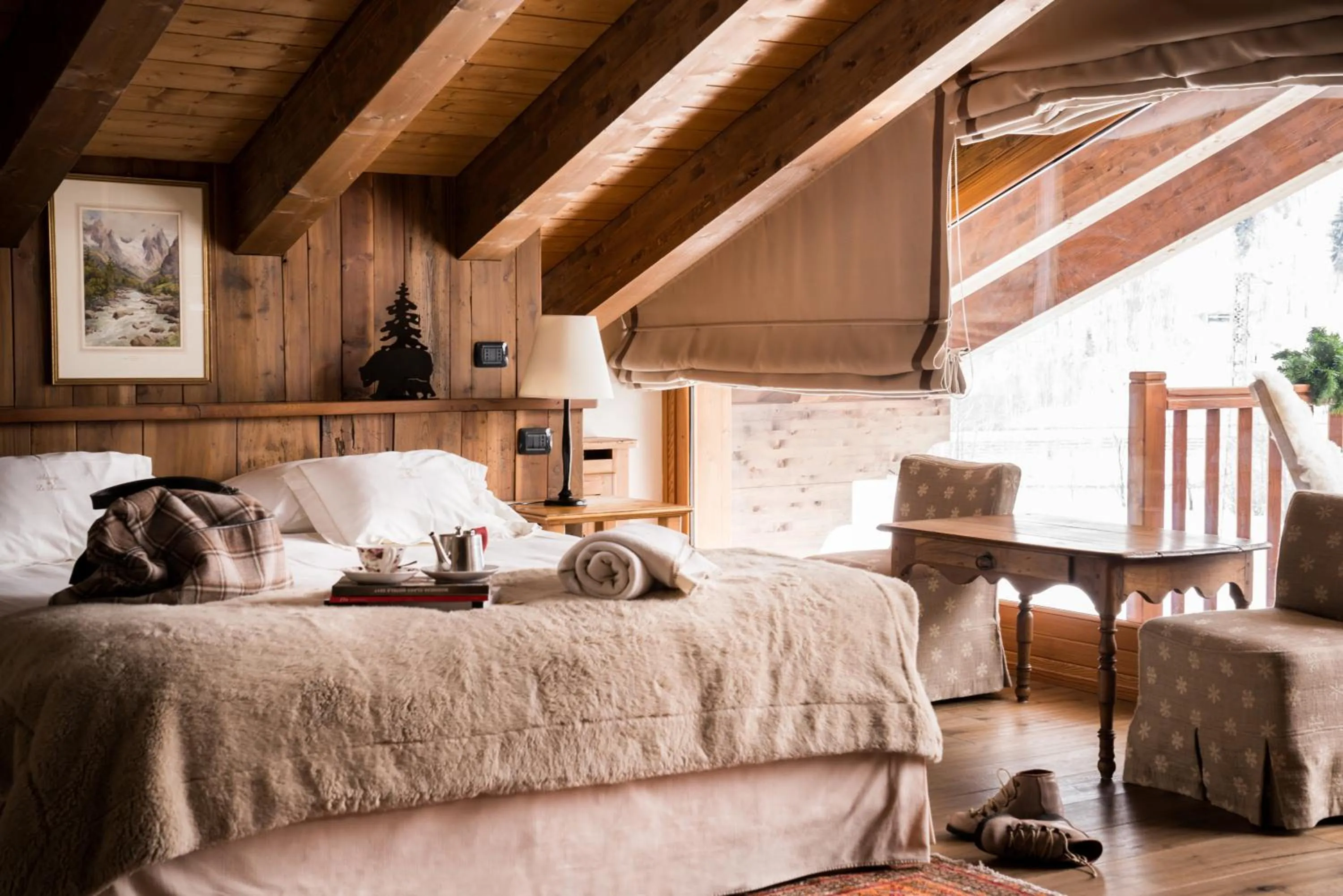 Bed in Auberge de La Maison