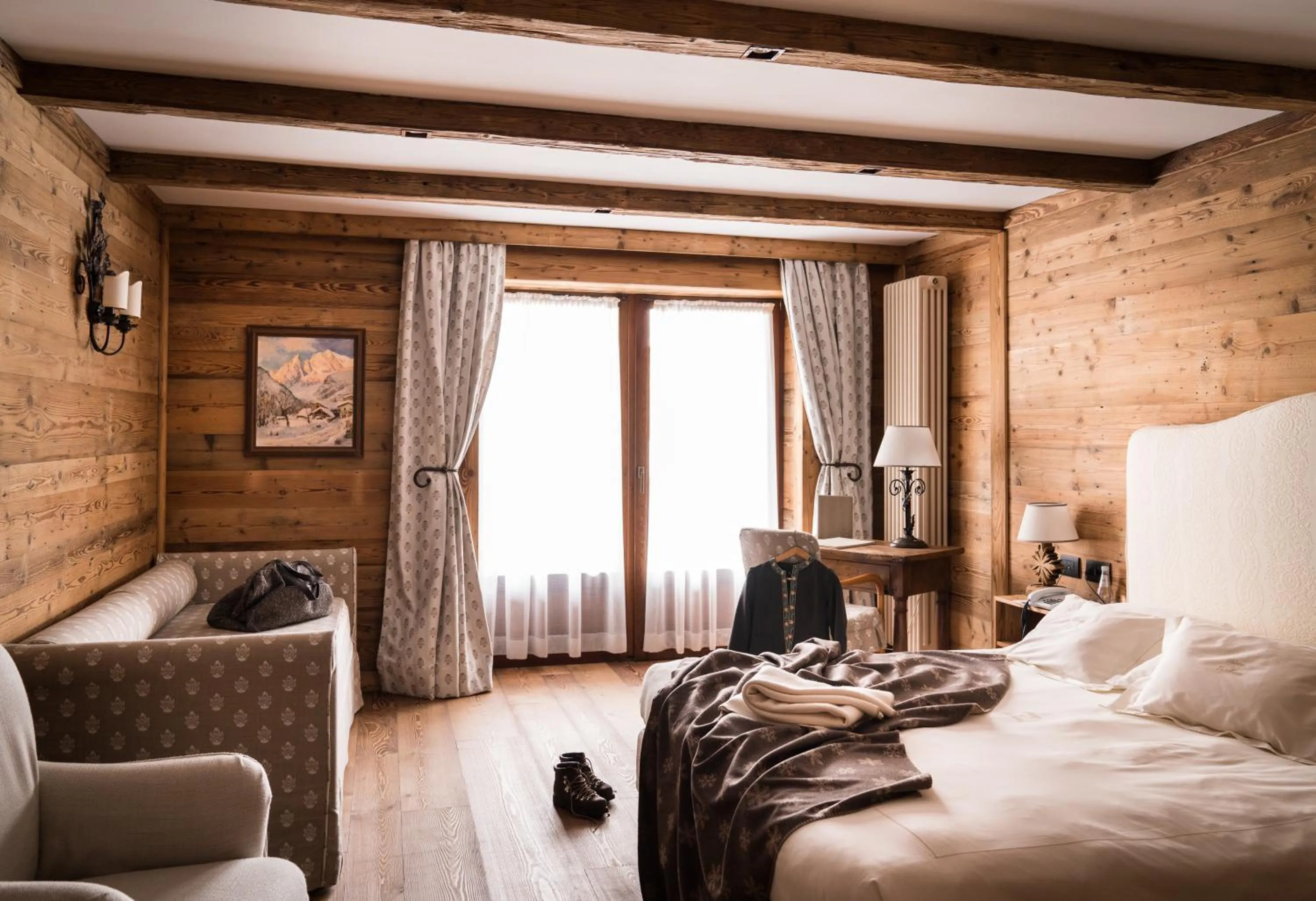 Bed in Auberge de La Maison