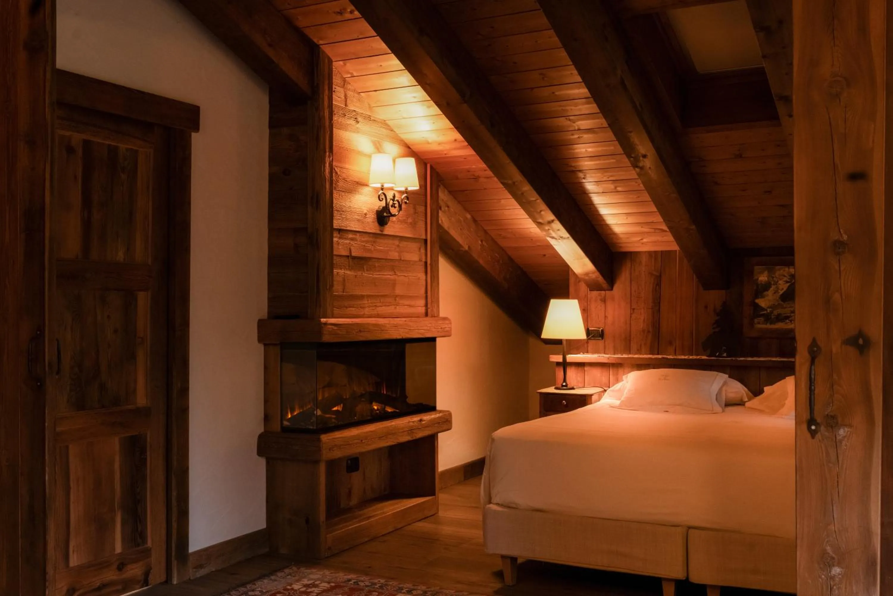 Bed in Auberge de La Maison