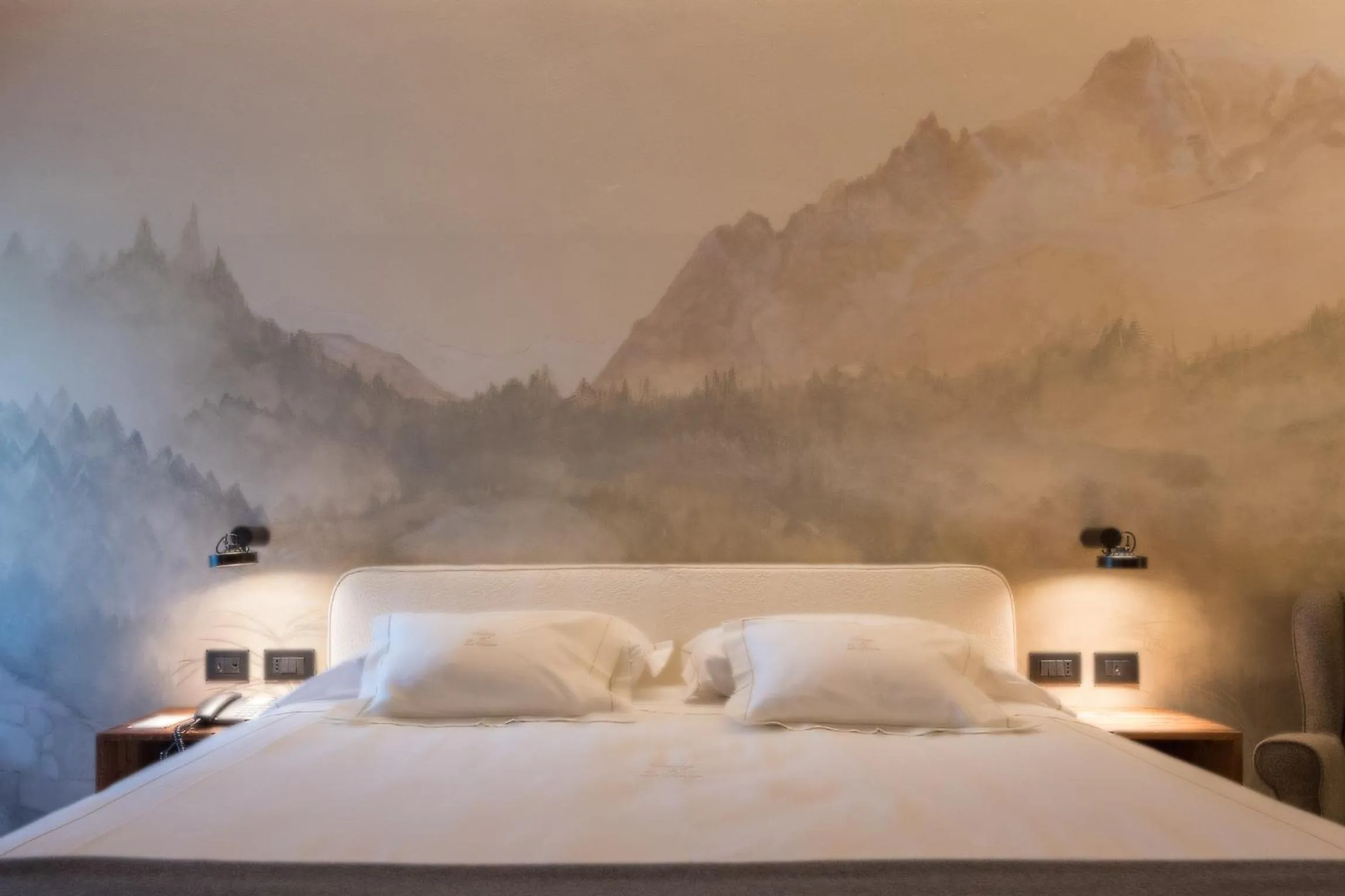 Bed in Auberge de La Maison